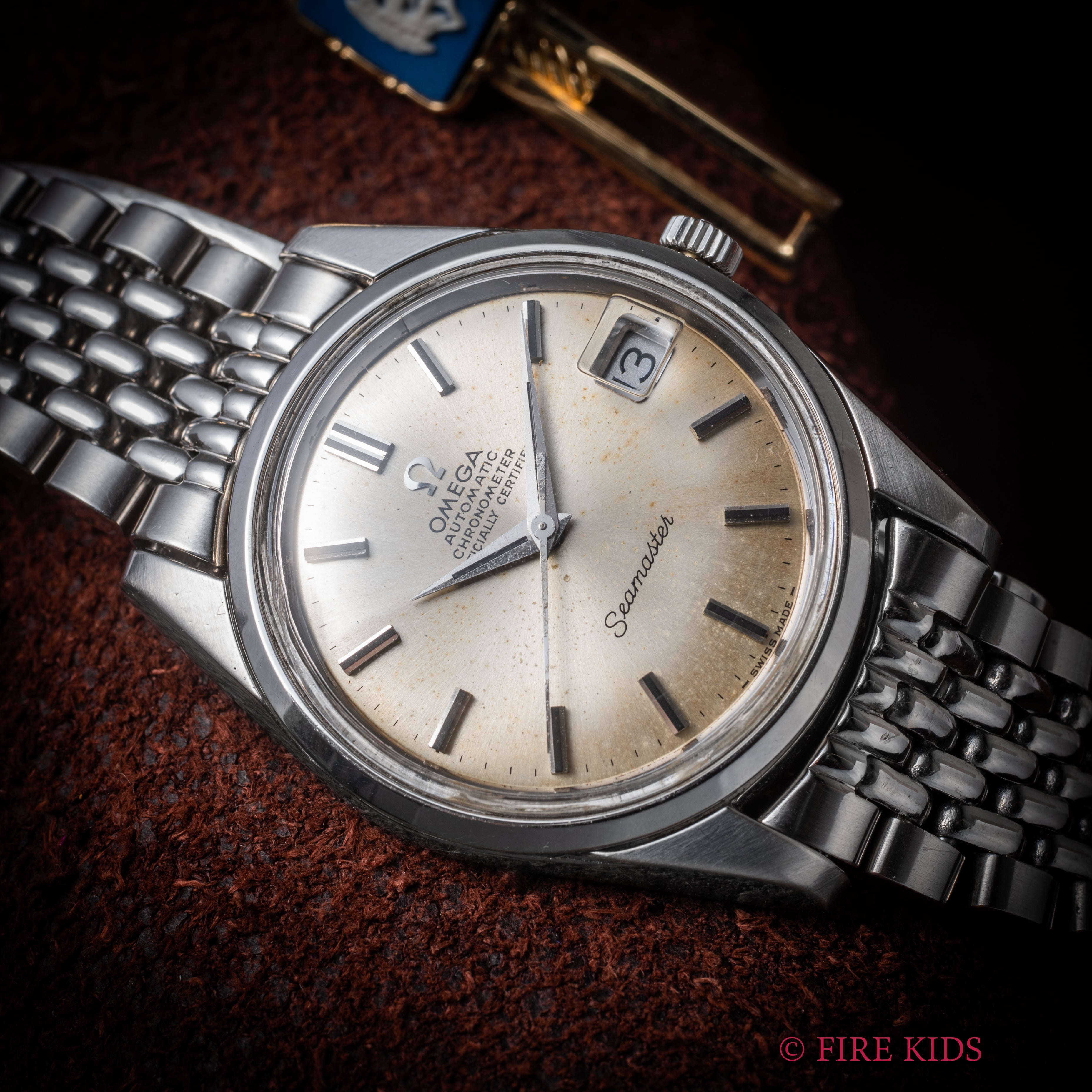 オメガ シーマスター 1969年製 Ref.168.010SP クロノメーター オートマチック Cal.564 純正ライスブレス付き