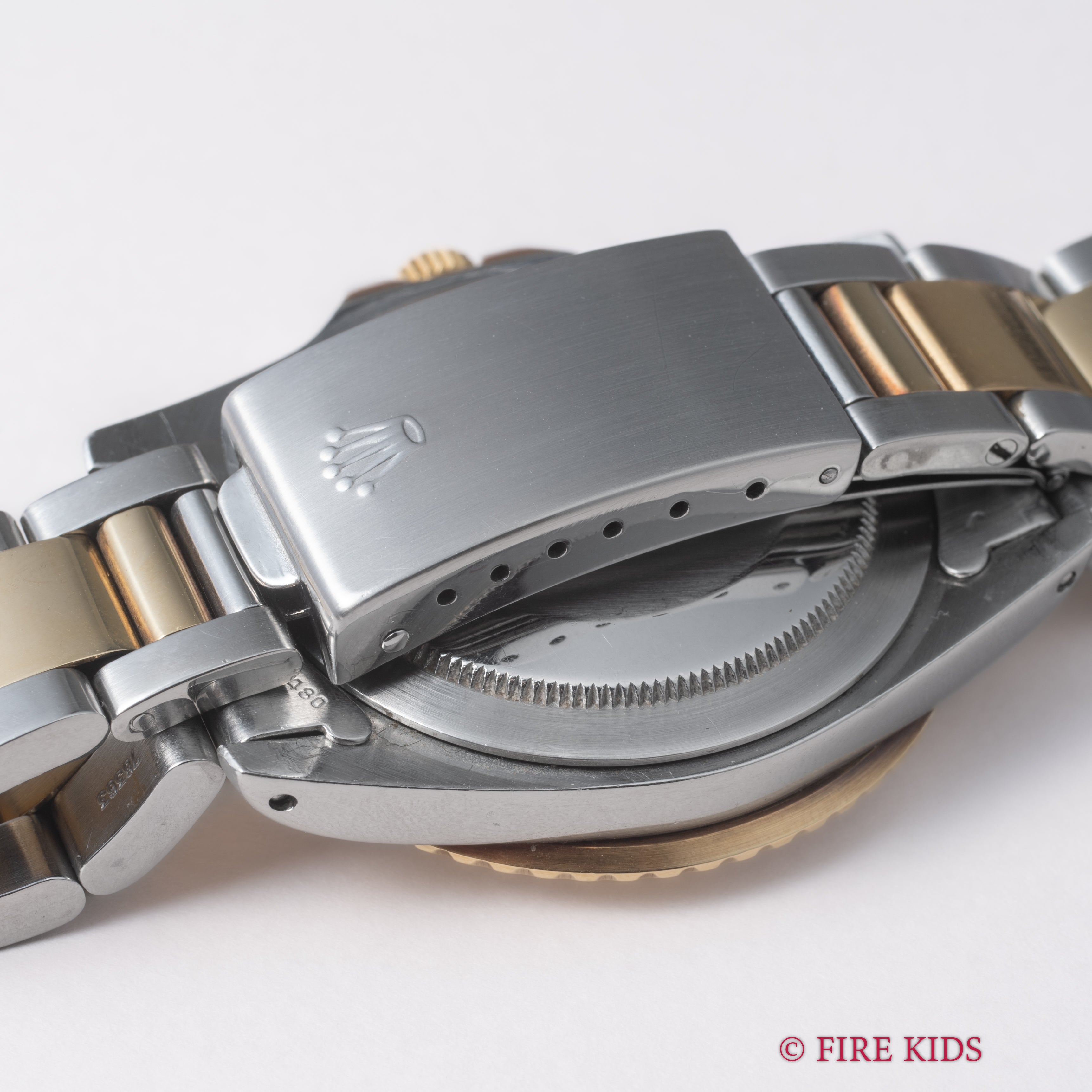 ロレックス 1979年製GMTマスター コンビ 茶ツボ Ref.16753 ルートビア 3連コンビオイスターブレス