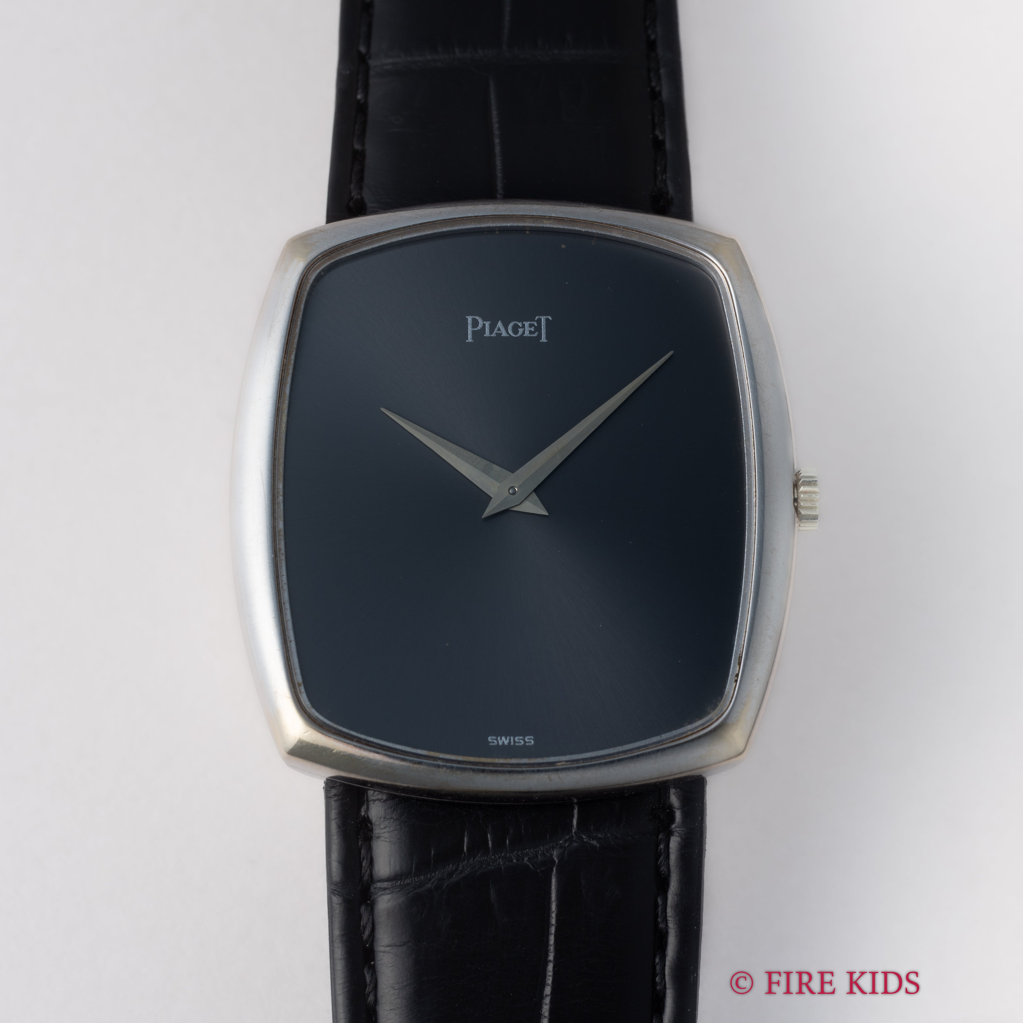 ピアジェ エンペラドール 1980年代製 18金無垢ホワイトゴールド 手巻き Cal.9P2 純正18KWG尾錠付き