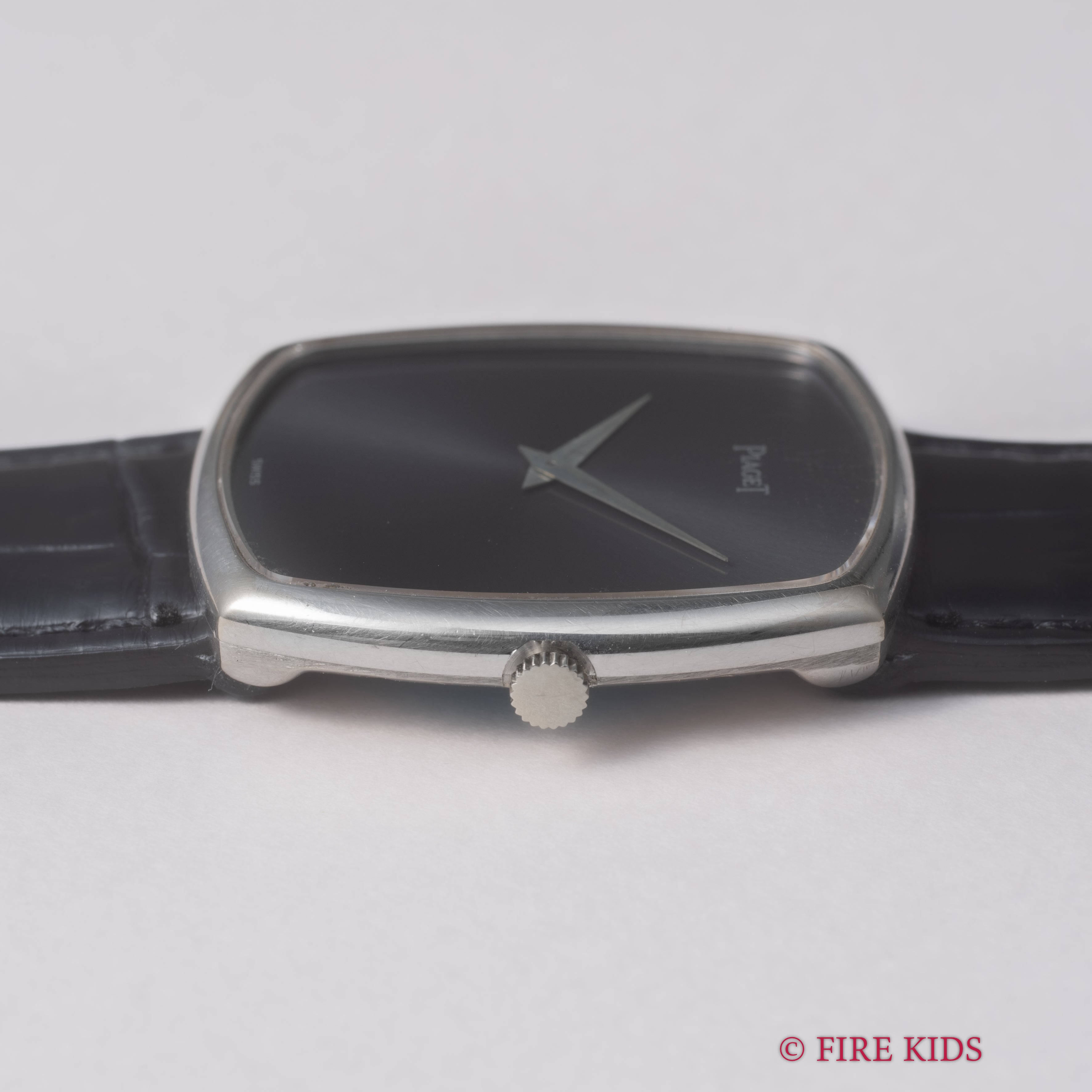 ピアジェ エンペラドール 1980年代製 18金無垢ホワイトゴールド 手巻き Cal.9P2 純正18KWG尾錠付き