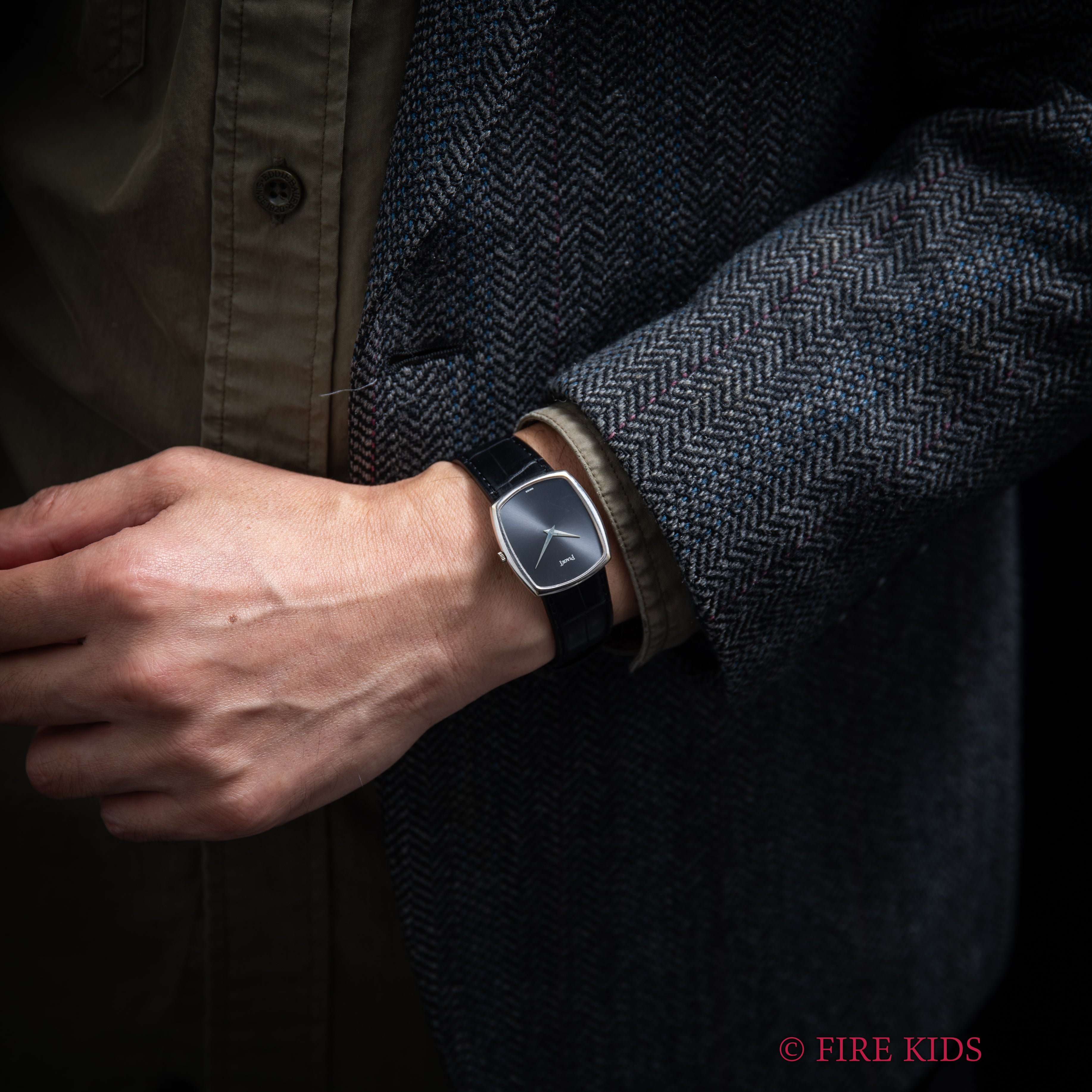 ピアジェ エンペラドール 1980年代製 18金無垢ホワイトゴールド 手巻き Cal.9P2 純正18KWG尾錠付き