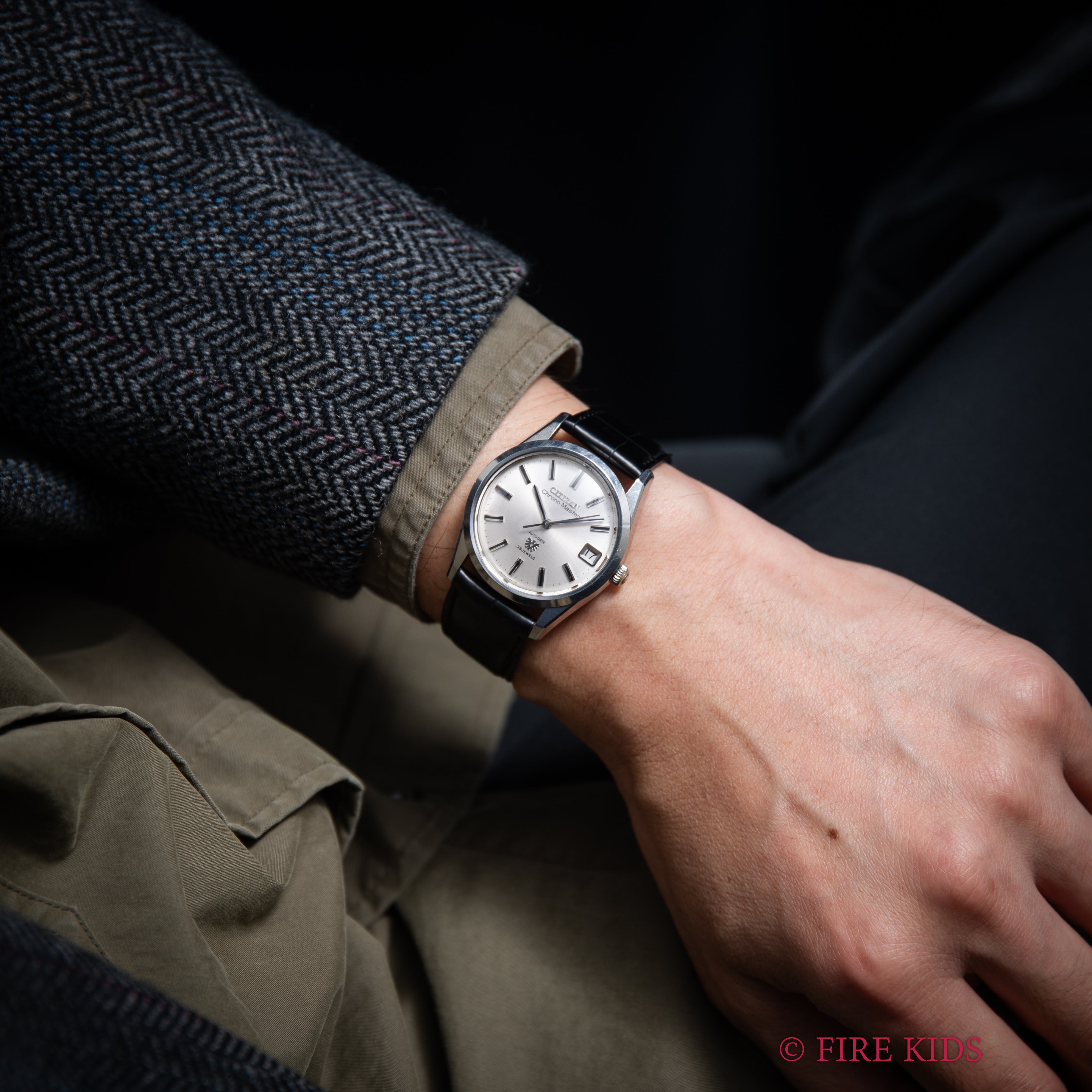 シチズン クロノマスター 1968年製 自動巻き 33石 デイト