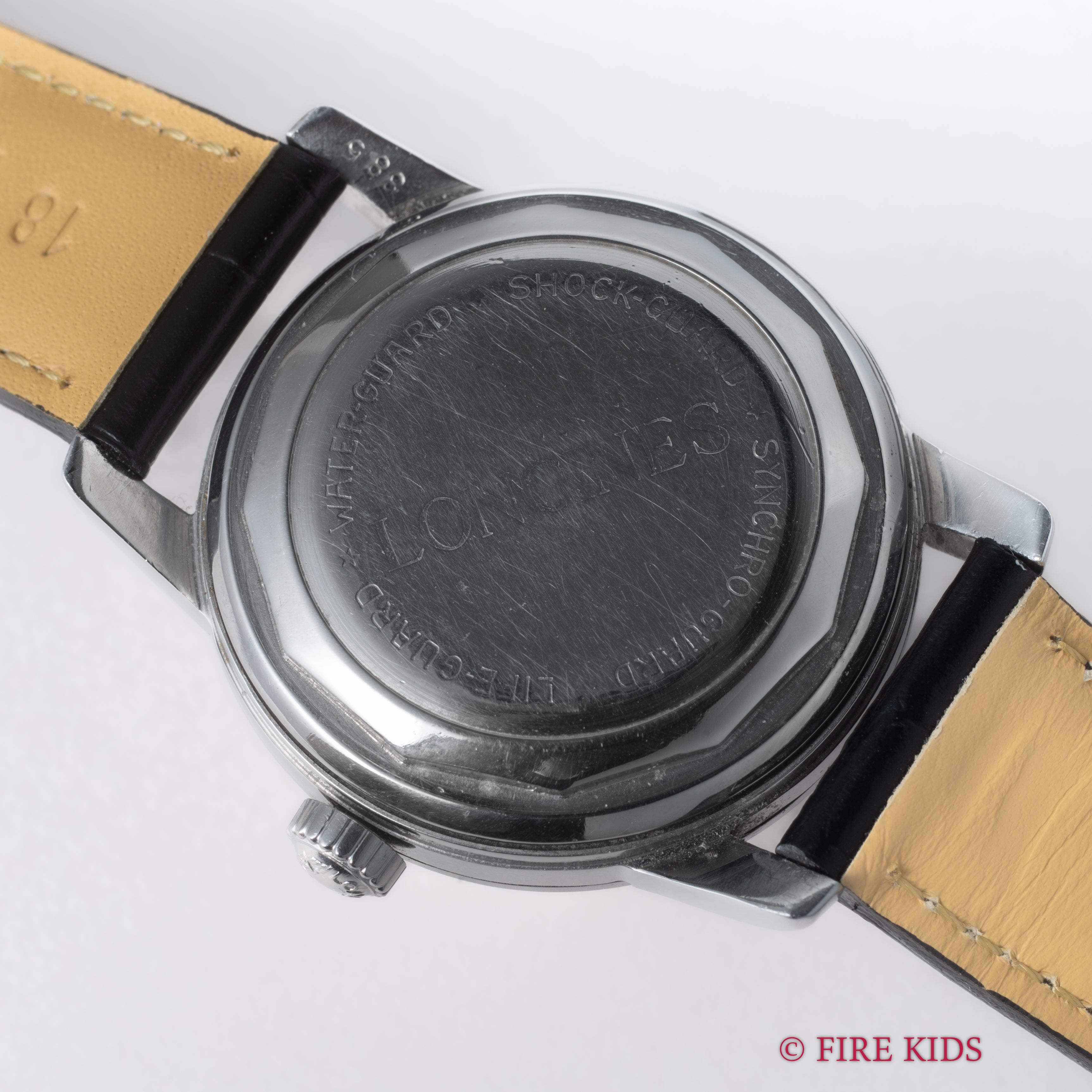 ロンジン プレコンクエスト Cal.19AS ブラックダイヤル 自動巻き ラウンド 1950年代