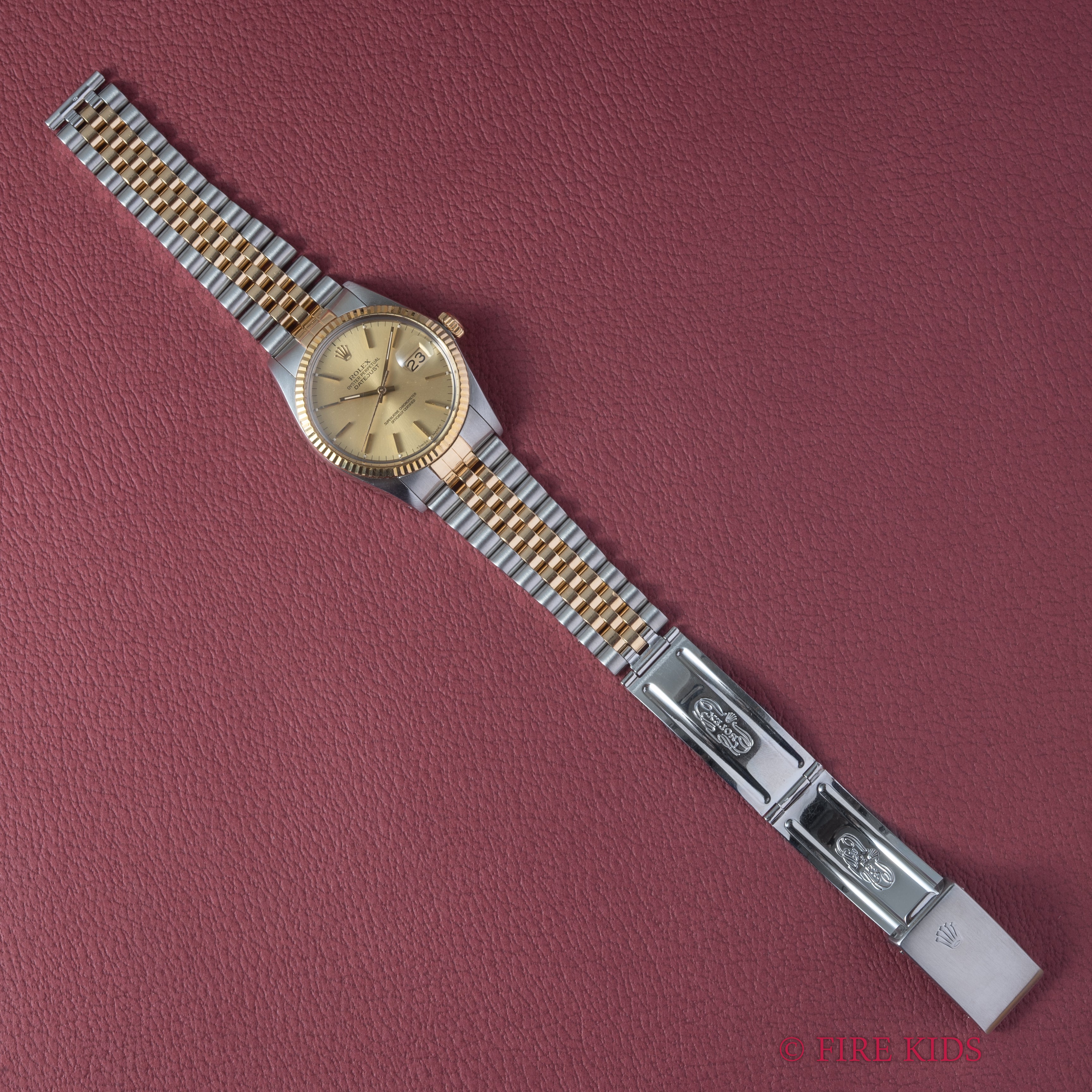 ロレックス 1984年製 デイトジャスト36 コンビ Ref.16013 自動巻 トリチウム夜光