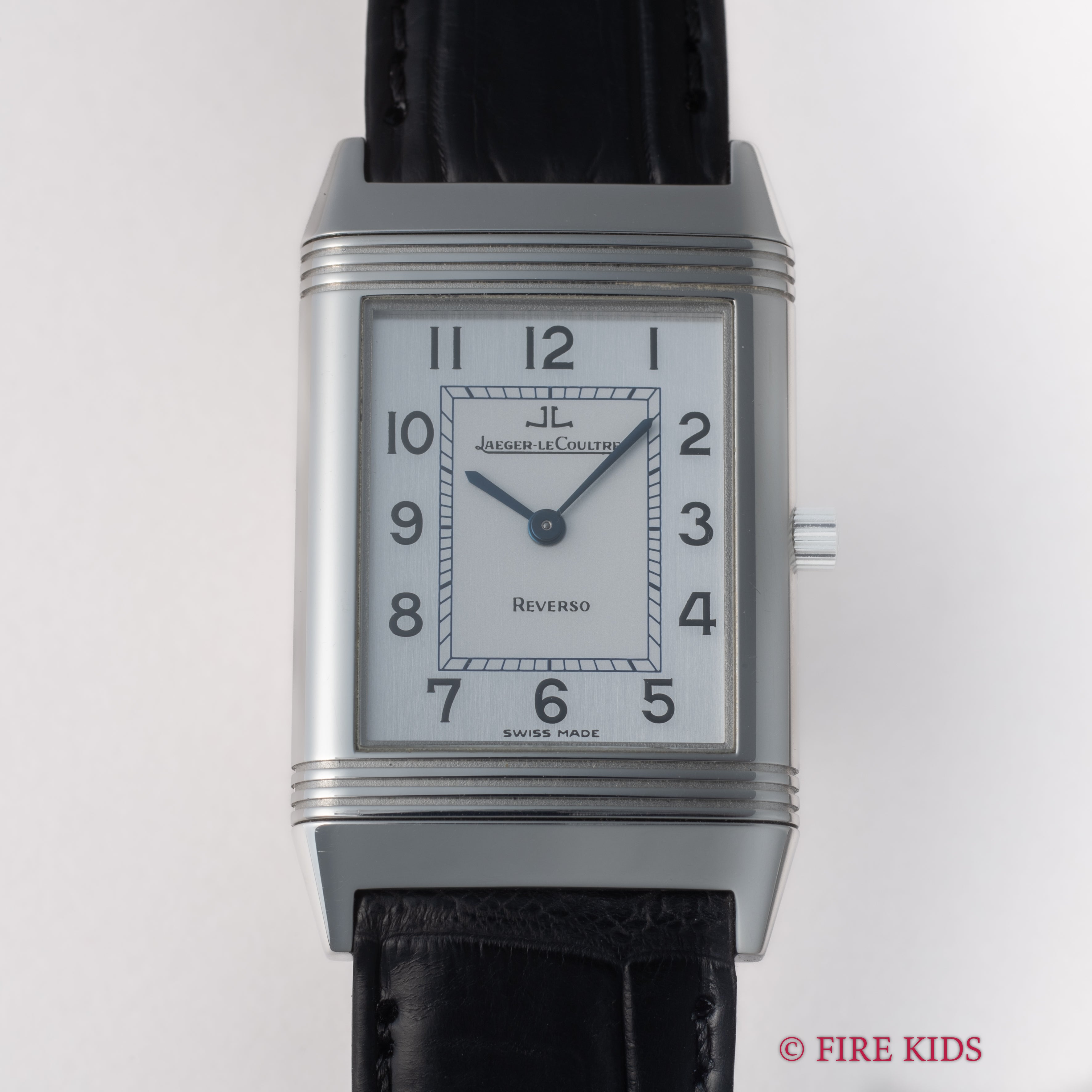 ジャガー・ルクルト レベルソ クラシック 2003年保証書 箱付き 手巻 純正Dバックル