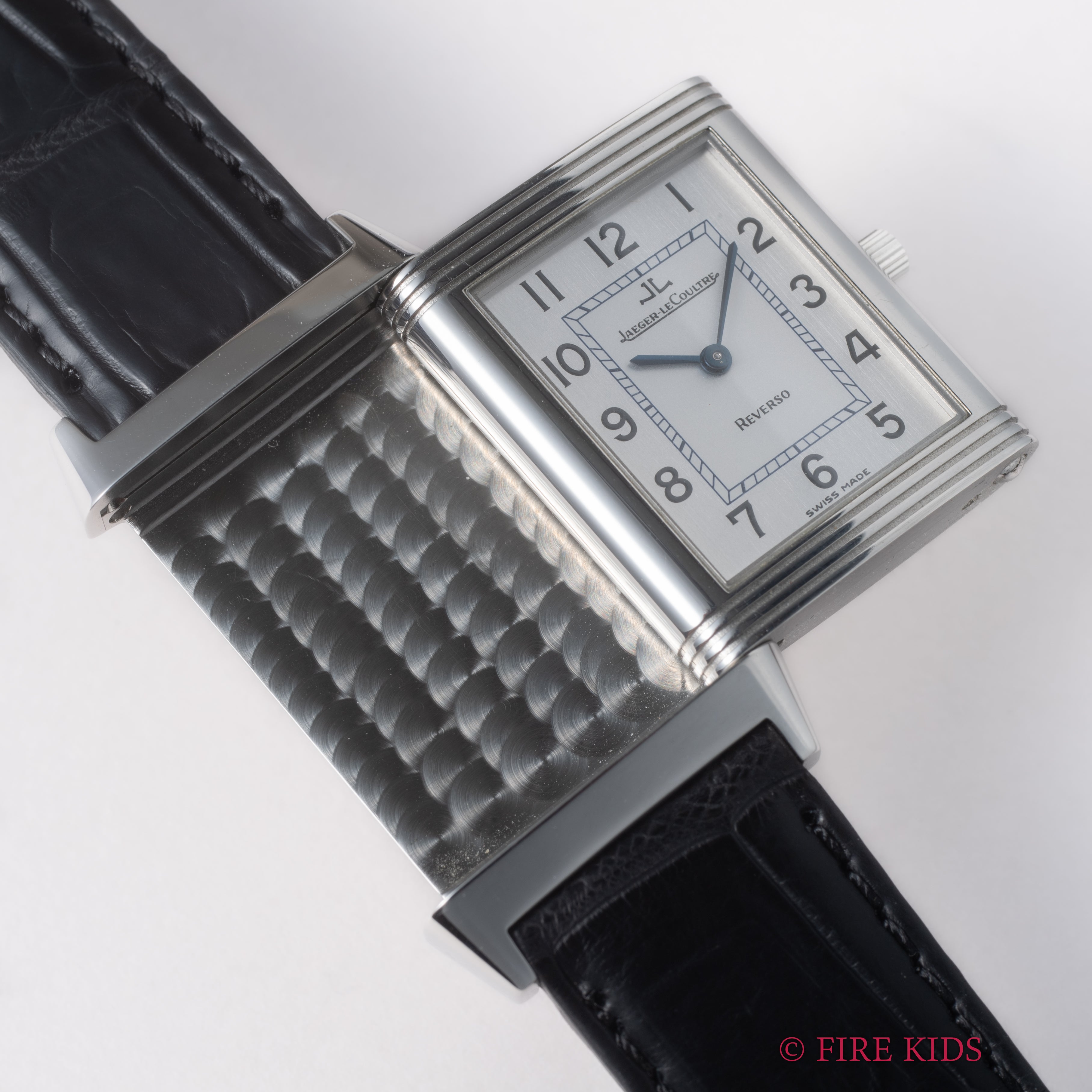 ジャガー・ルクルト レベルソ クラシック 2003年保証書 箱付き 手巻 純正Dバックル