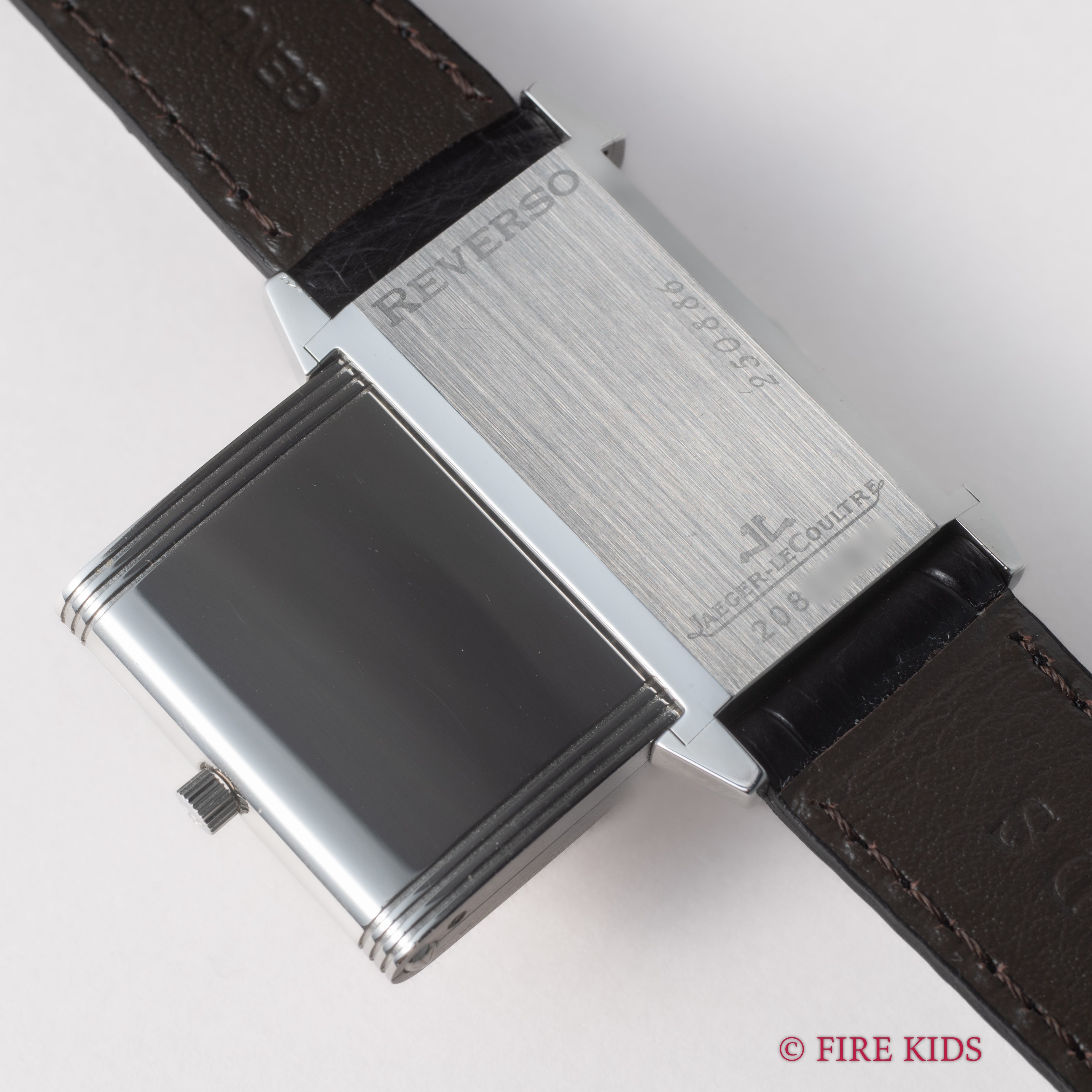 ジャガー・ルクルト レベルソ クラシック 2003年保証書 箱付き 手巻 純正Dバックル