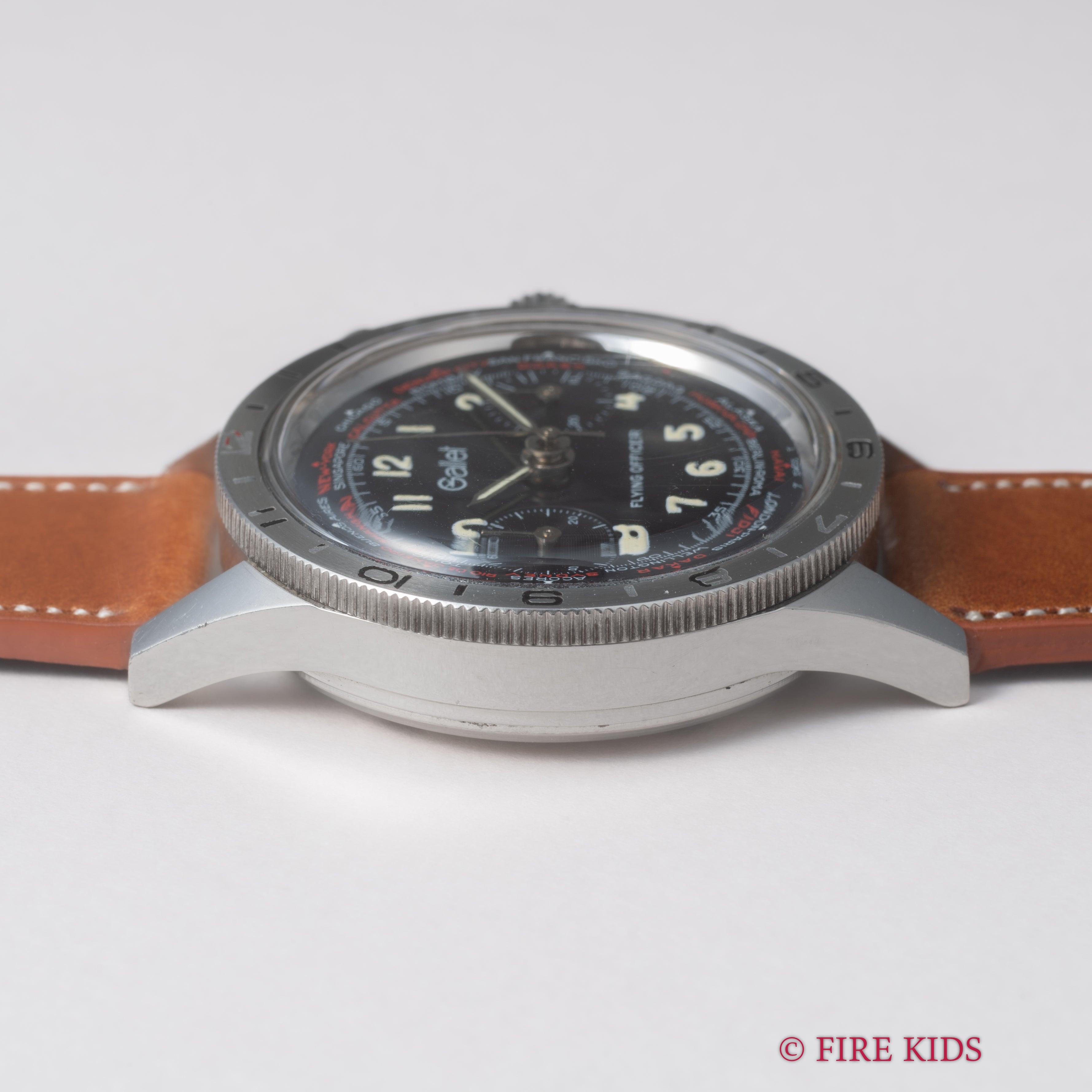 ギャレット スイス空軍 フライングオフィサー パイロットクロノグラフ 1970年代製 手巻 Cal.248