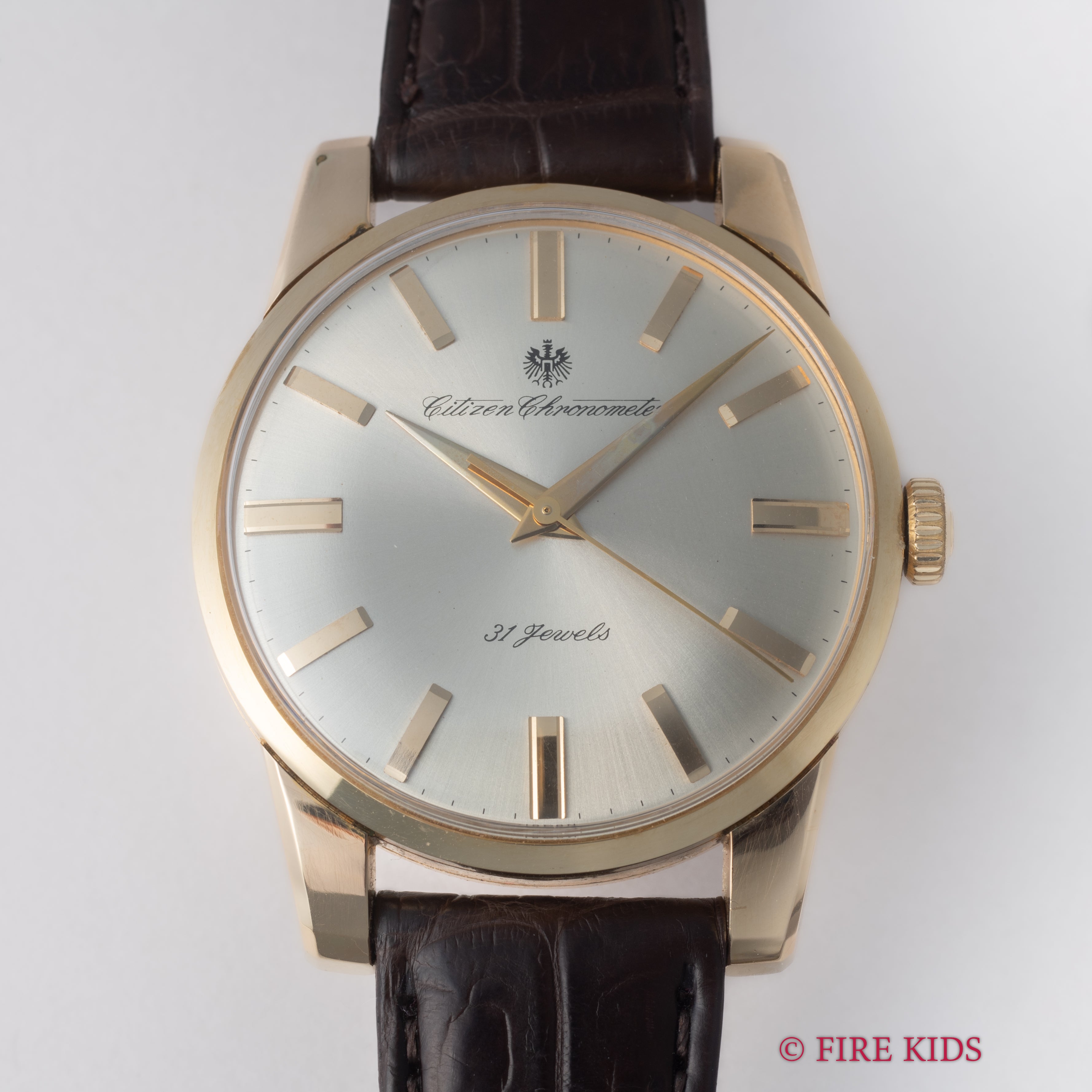 シチズン クロノメーター 1963年製 Ref.CR1507081 14金張り 手巻き 31石