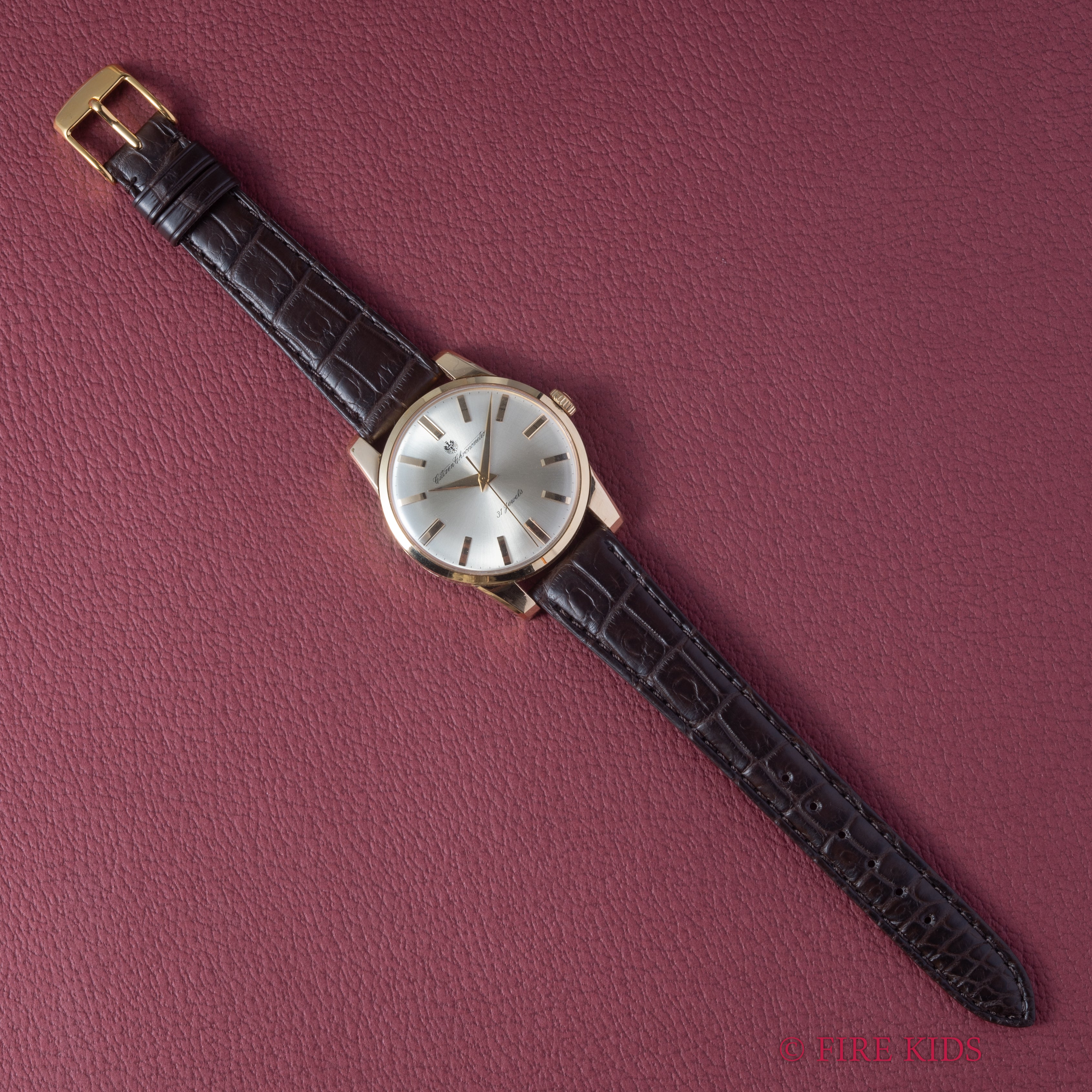 シチズン クロノメーター 1963年製 Ref.CR1507081 14金張り 手巻き 31石