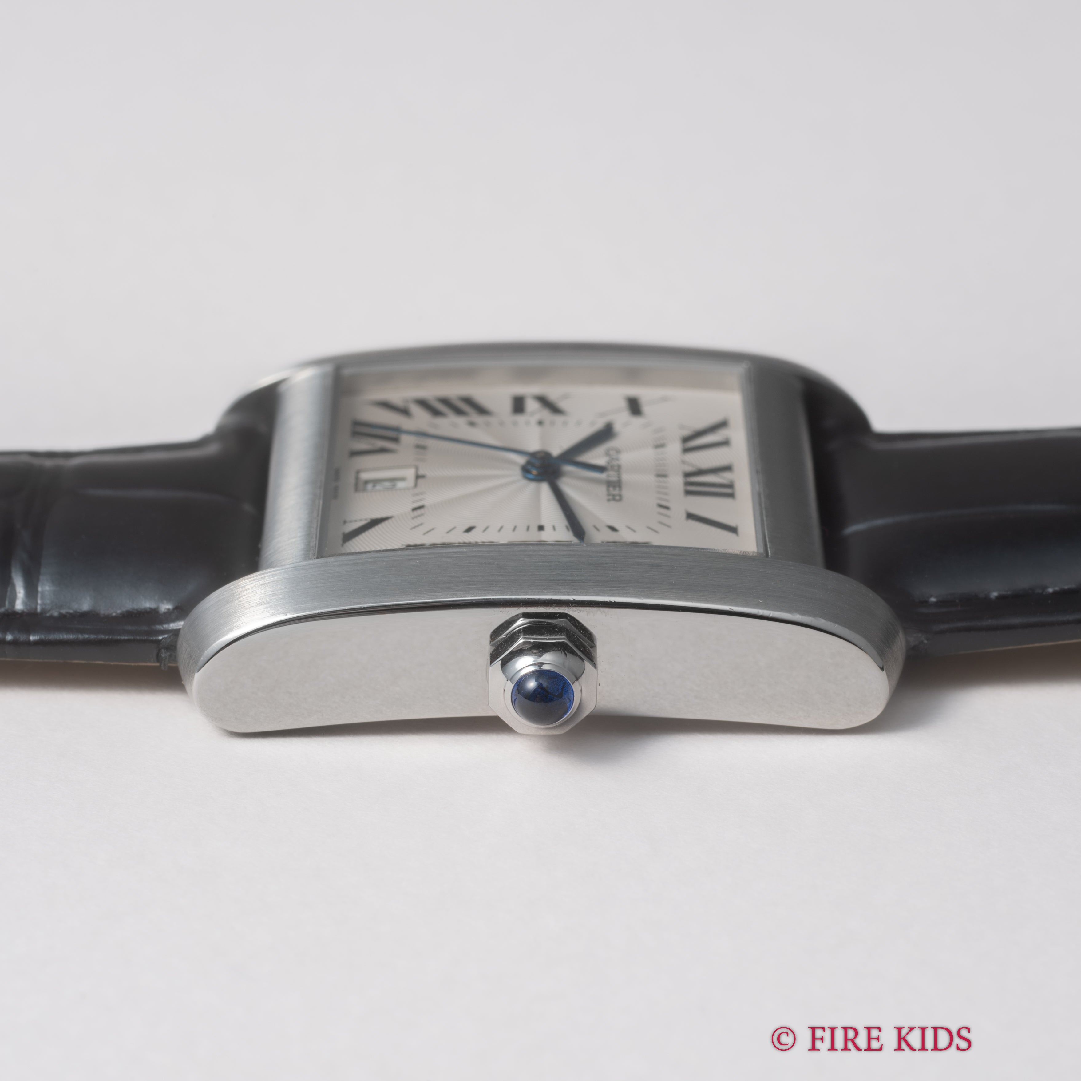 カルティエ タンク フランセーズ LMサイズ 自動巻 1990年代製 純正Dバックル