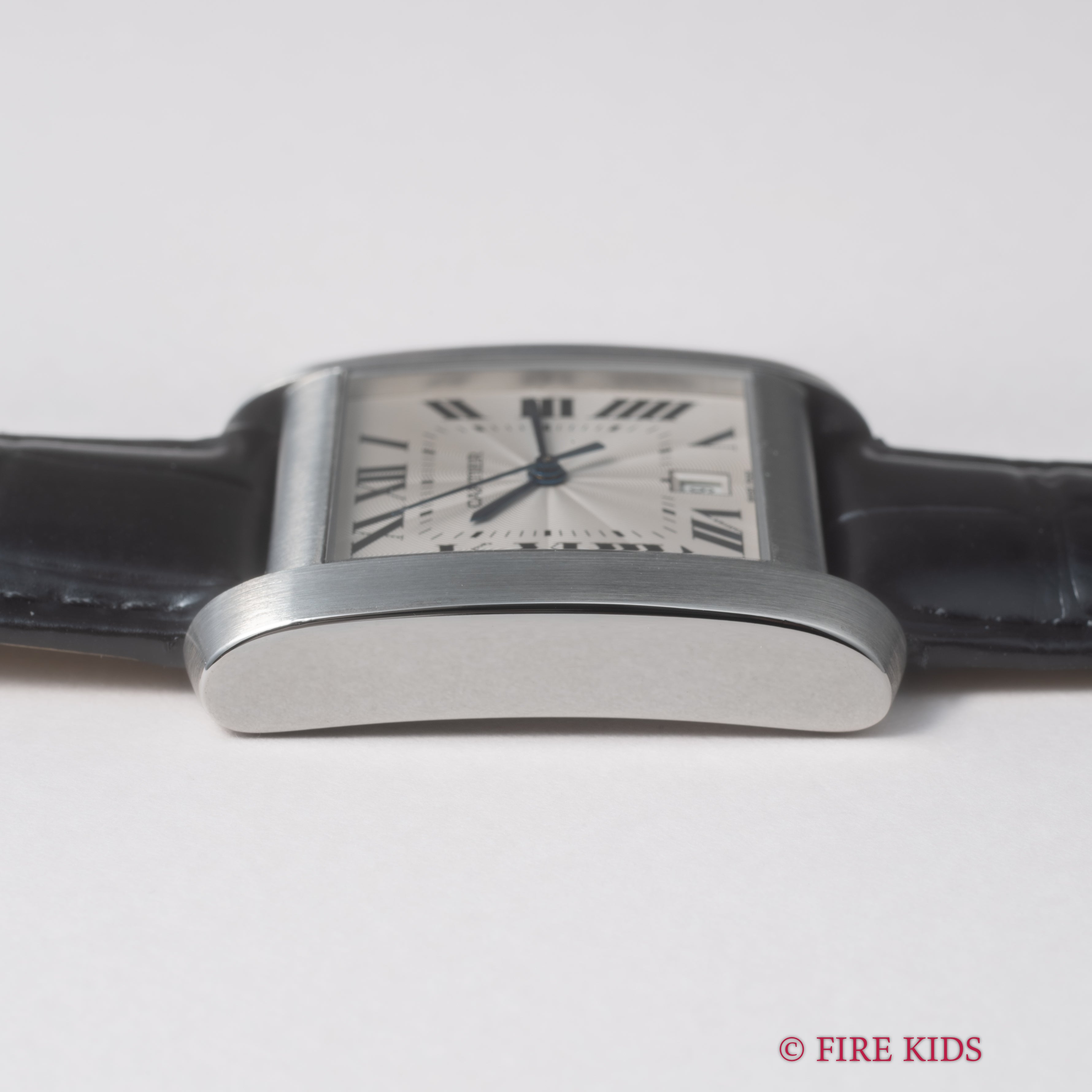 カルティエ タンク フランセーズ LMサイズ 自動巻 1990年代製 純正Dバックル