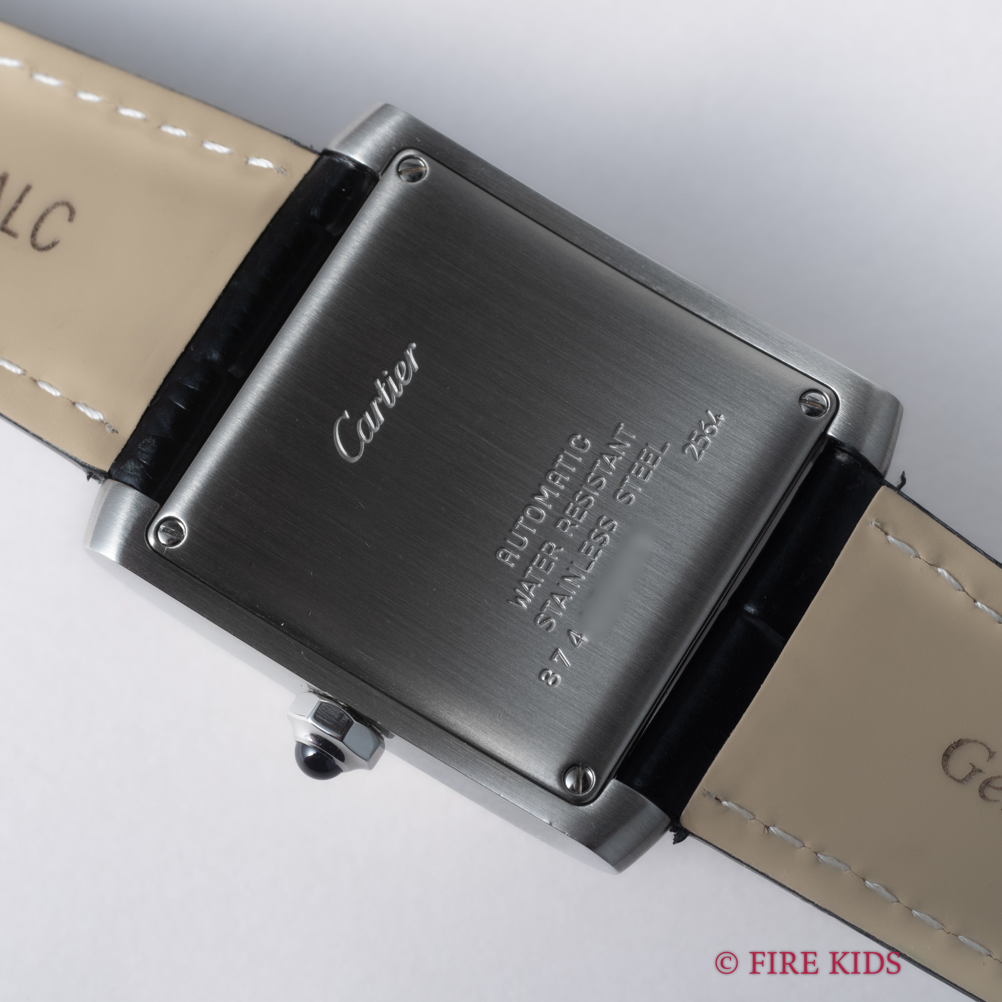 カルティエ タンク フランセーズ LMサイズ 自動巻 1990年代製 純正Dバックル