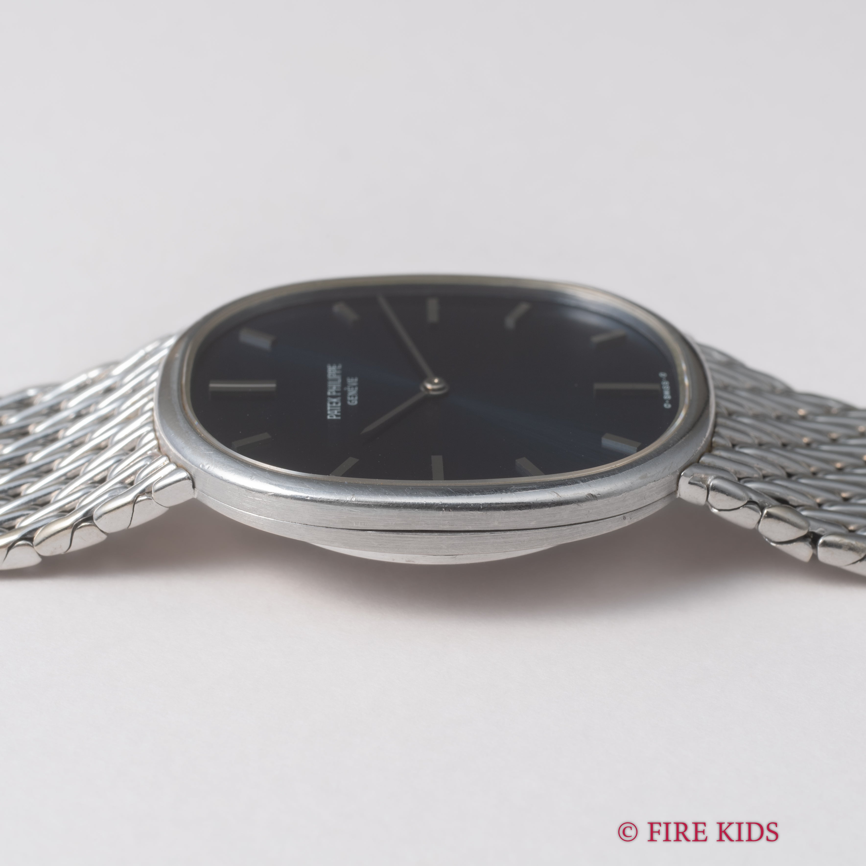 パテック・フィリップ ゴールデンエリプス 18金無垢ホワイトゴールド ブレス 1970年代製 Ref.3848/8手巻き