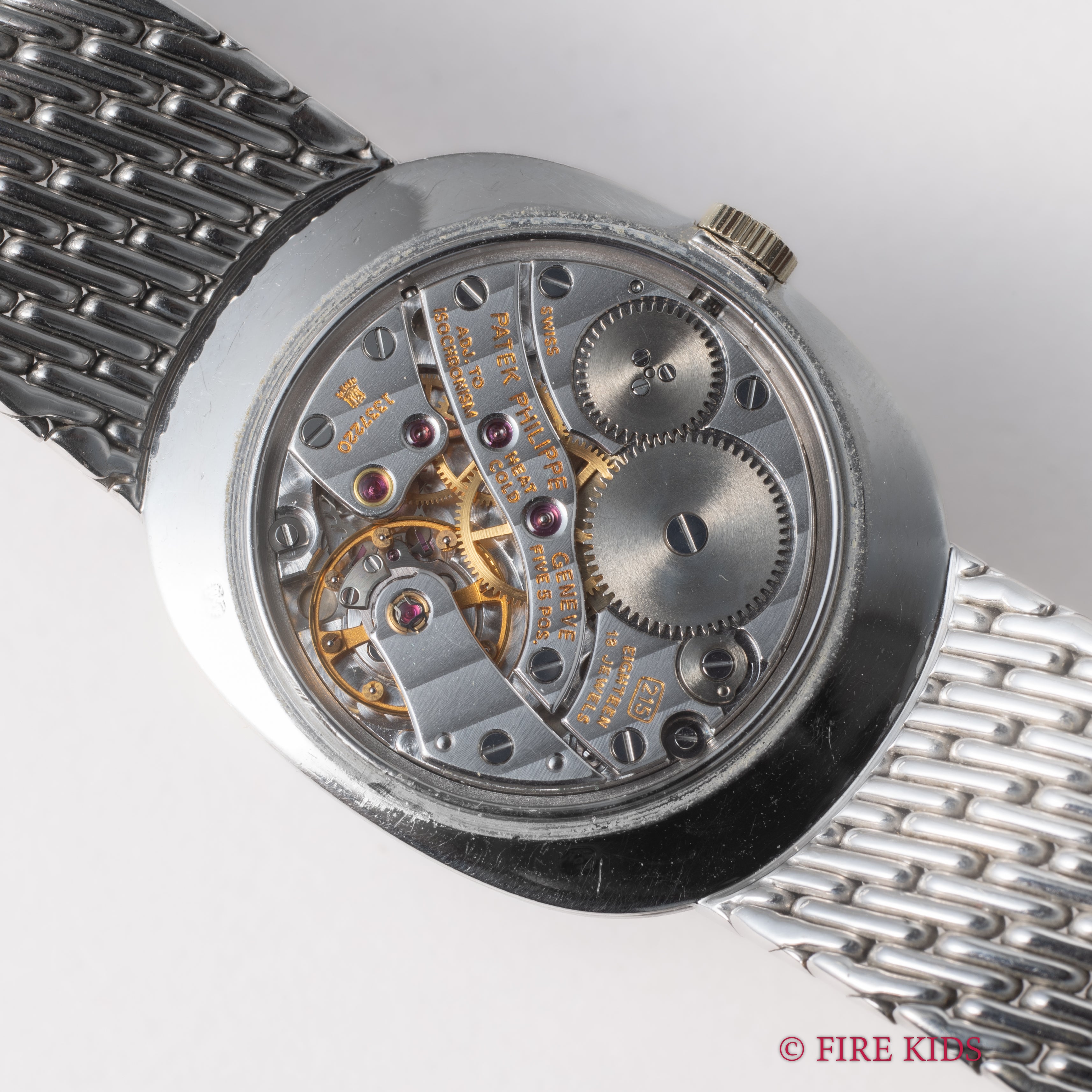 パテック・フィリップ ゴールデンエリプス 18金無垢ホワイトゴールド ブレス 1970年代製 Ref.3848/8手巻き