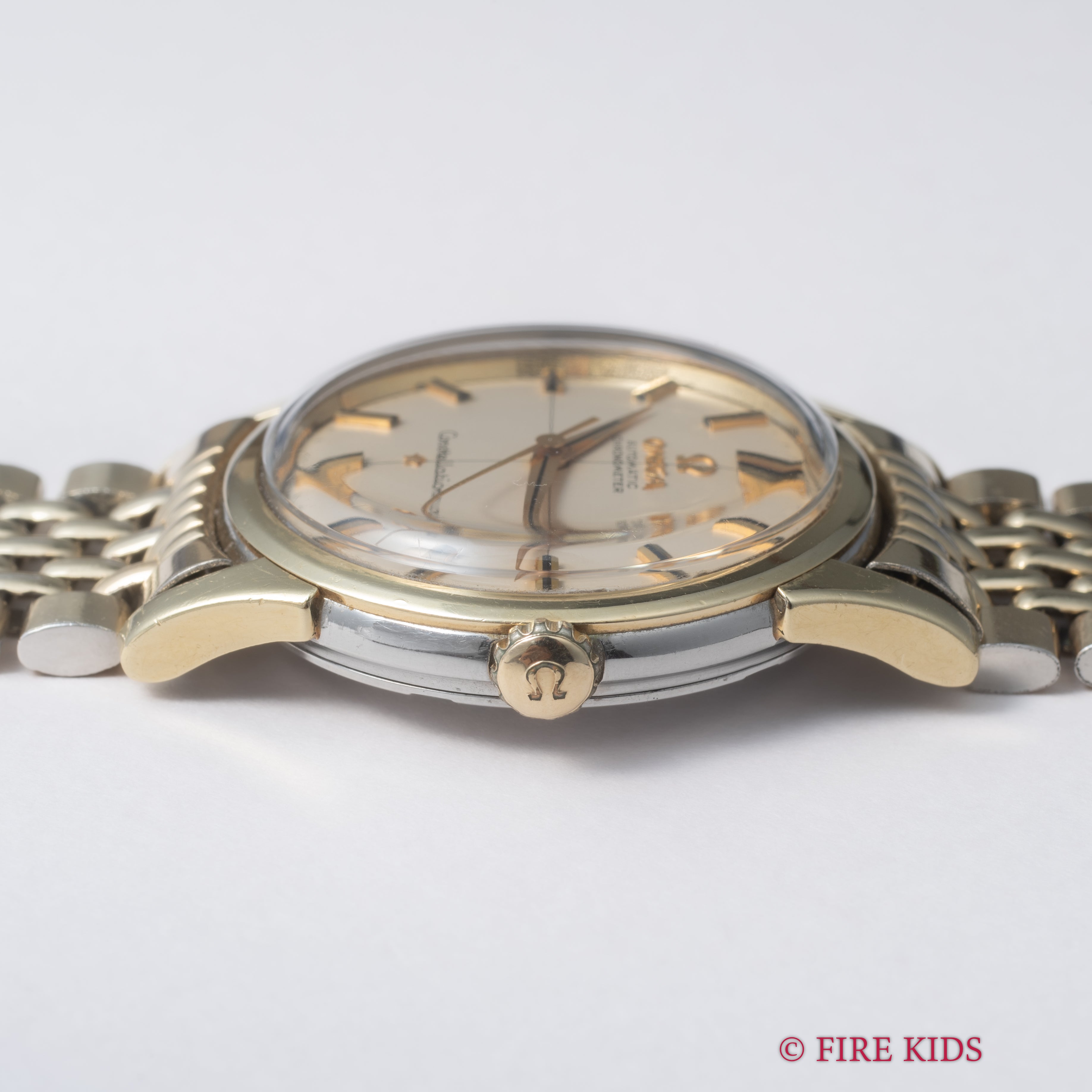 オメガ 1959年製 コンステレーション トップゴールドケース Cal.551 純正GFブレス