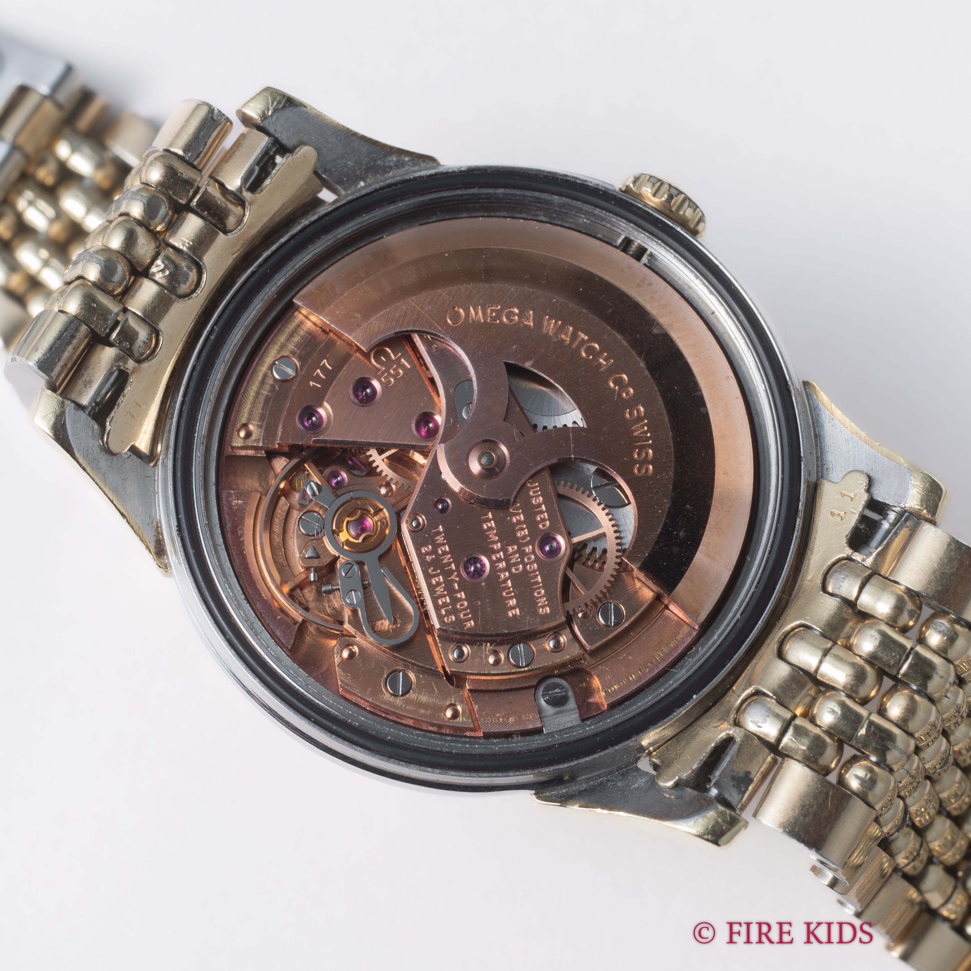 オメガ 1959年製 コンステレーション トップゴールドケース Cal.551 純正GFブレス