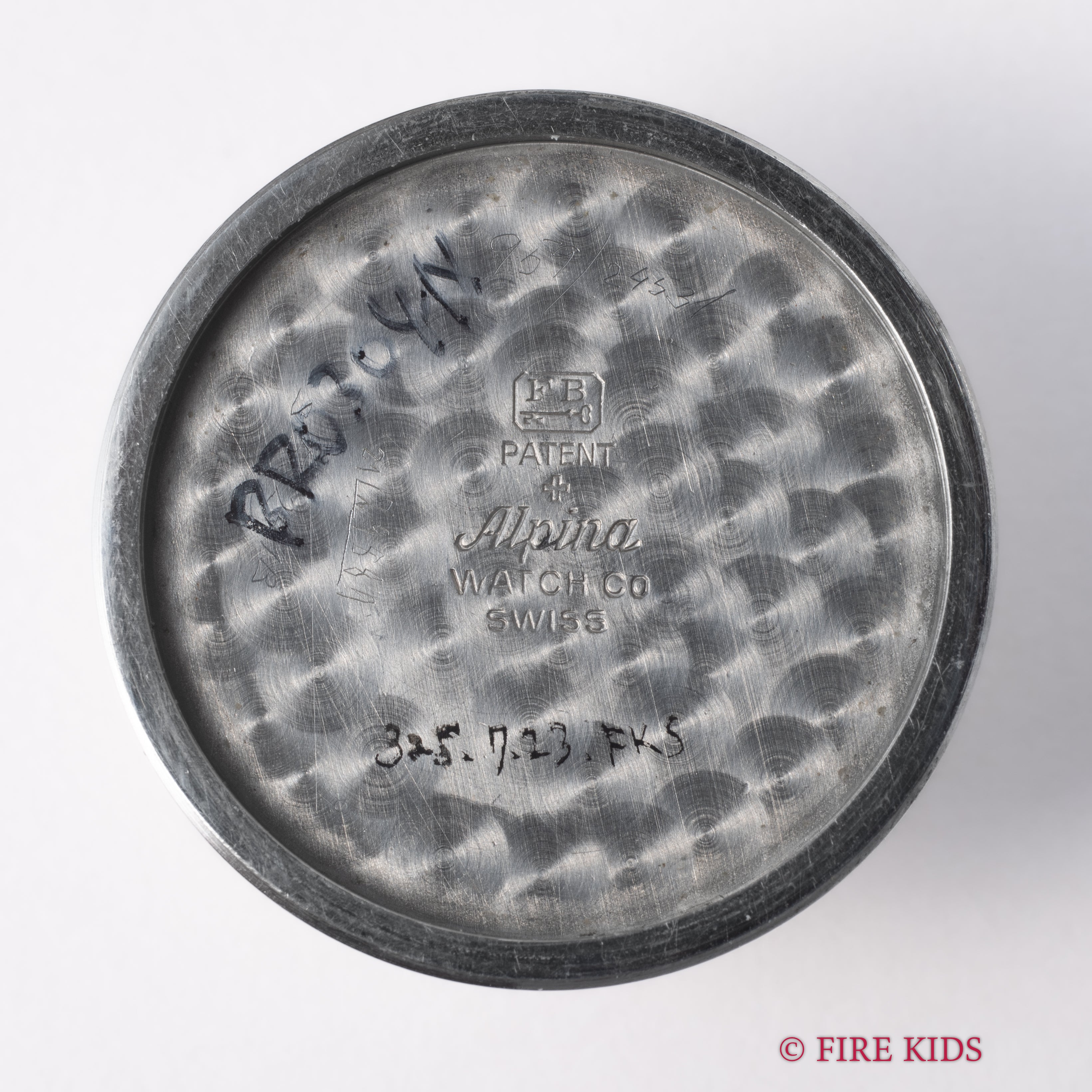 アルピナ FBケース 1940年代製 手巻き Cal.592 全アラビアダイヤル スモールセコンド