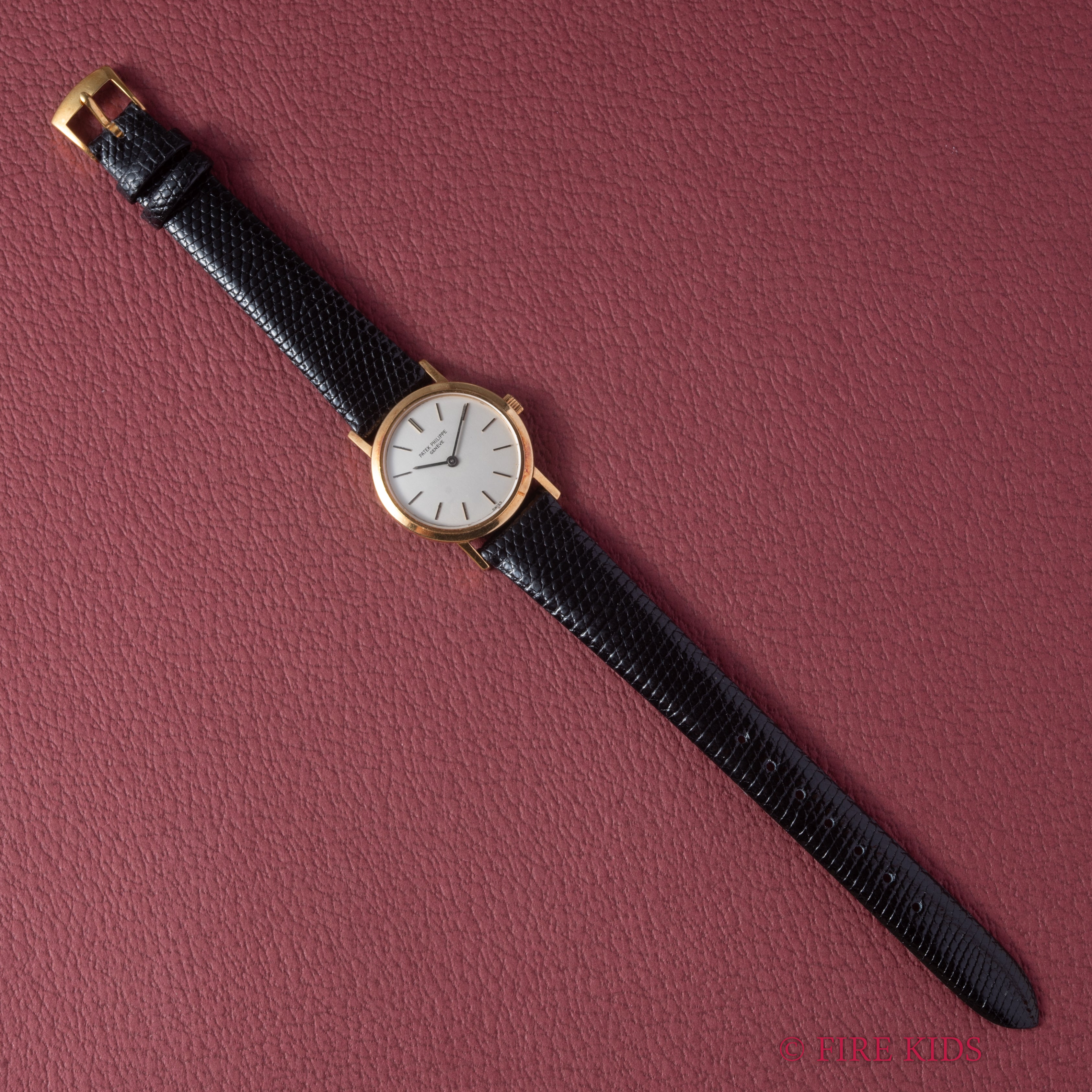 パテック・フィリップ カラトラバ レディース 1970年代製 18金無垢 Ref.4184 Cal.16-250 純正18KYG尾錠