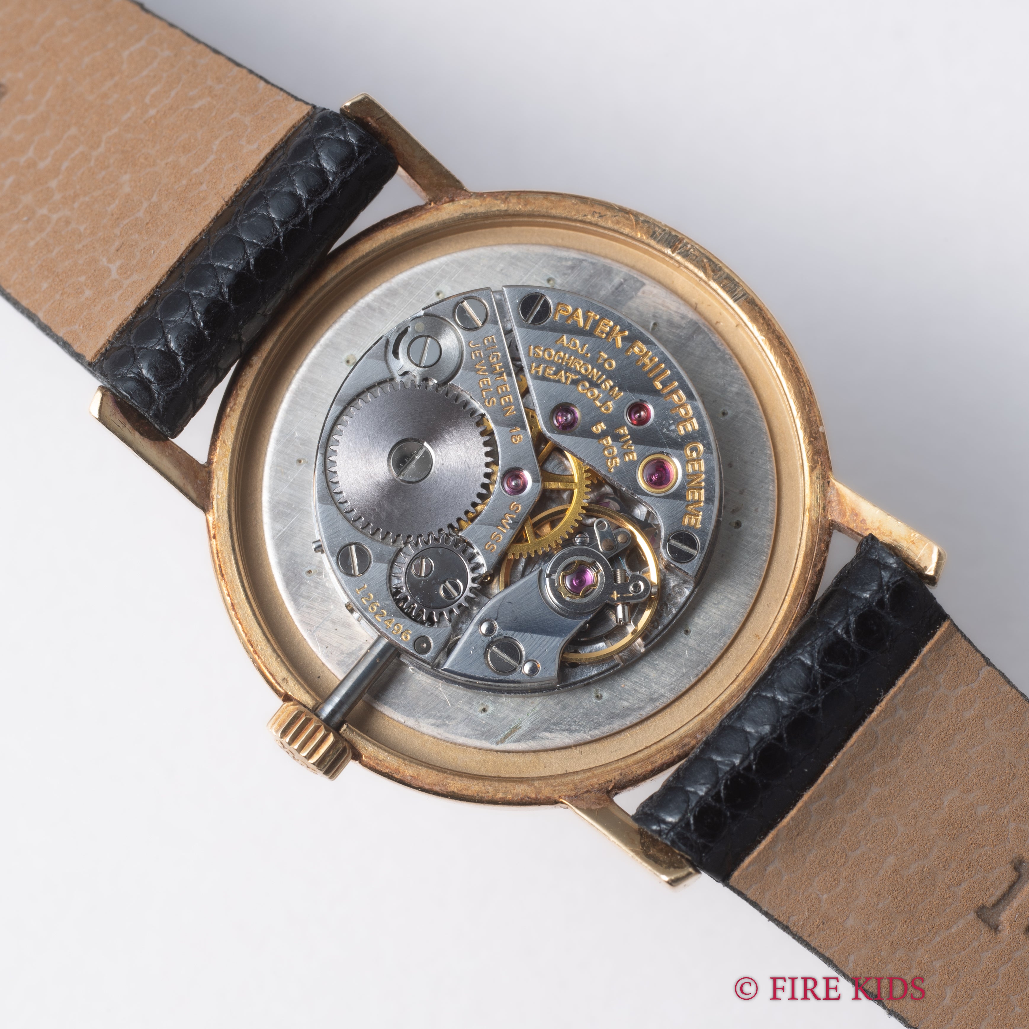 パテック・フィリップ カラトラバ レディース 1970年代製 18金無垢 Ref.4184 Cal.16-250 純正18KYG尾錠