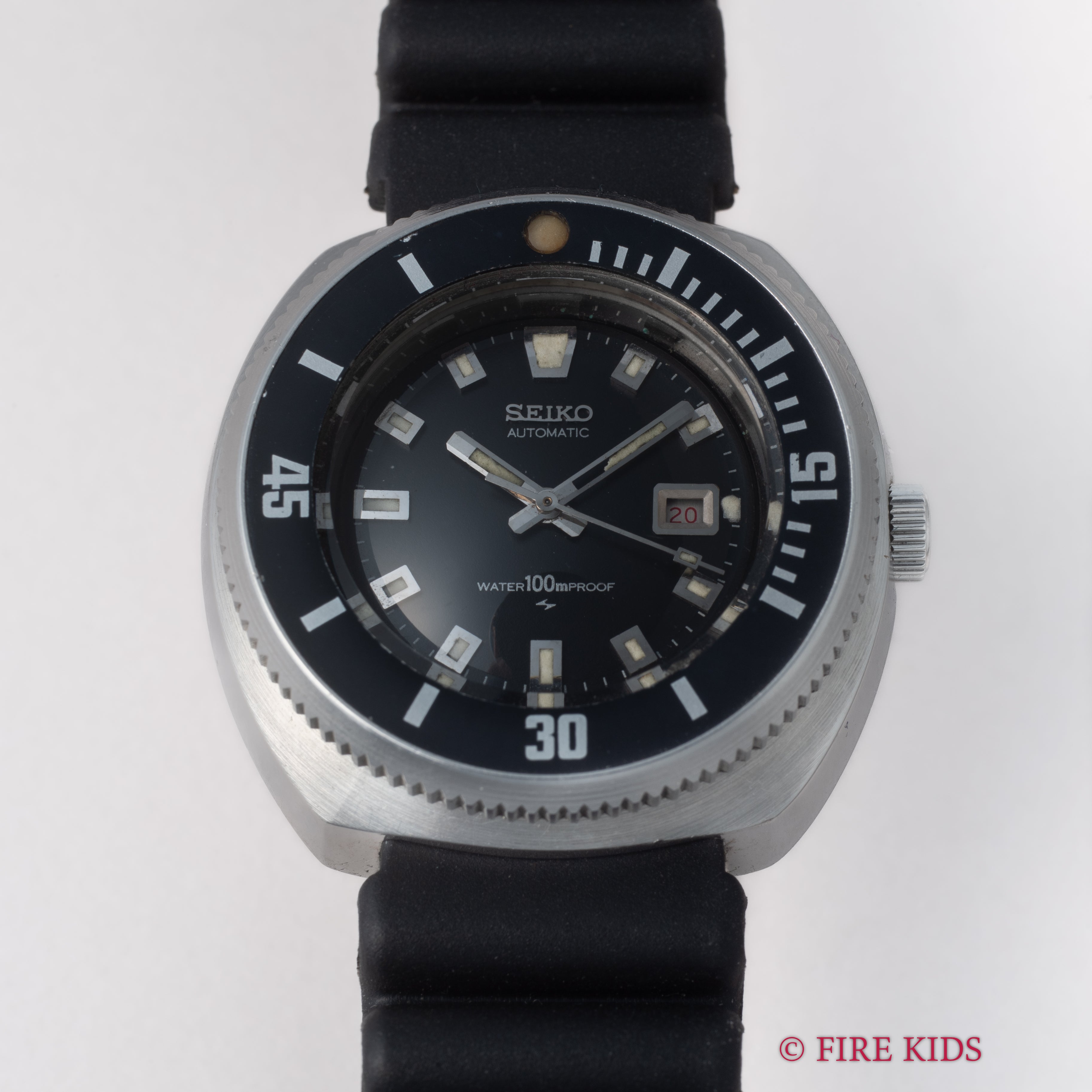 セイコー ダイバー 100m レディース 1968年製 ワンピースケース Ref.2517-0320