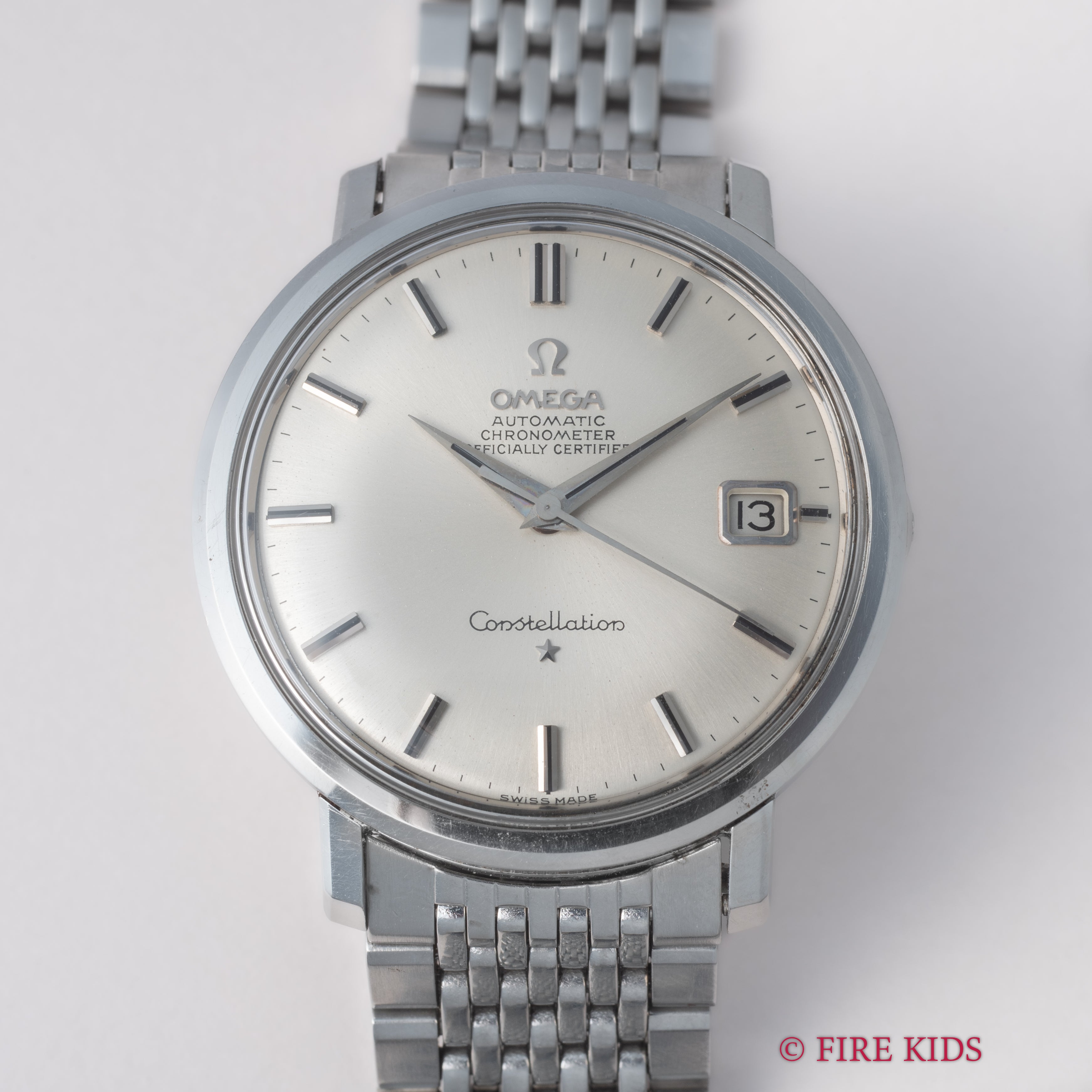 オメガ コンステレーション ラウンドケース 1966年製 Ref.168.004 純正ブレス付き