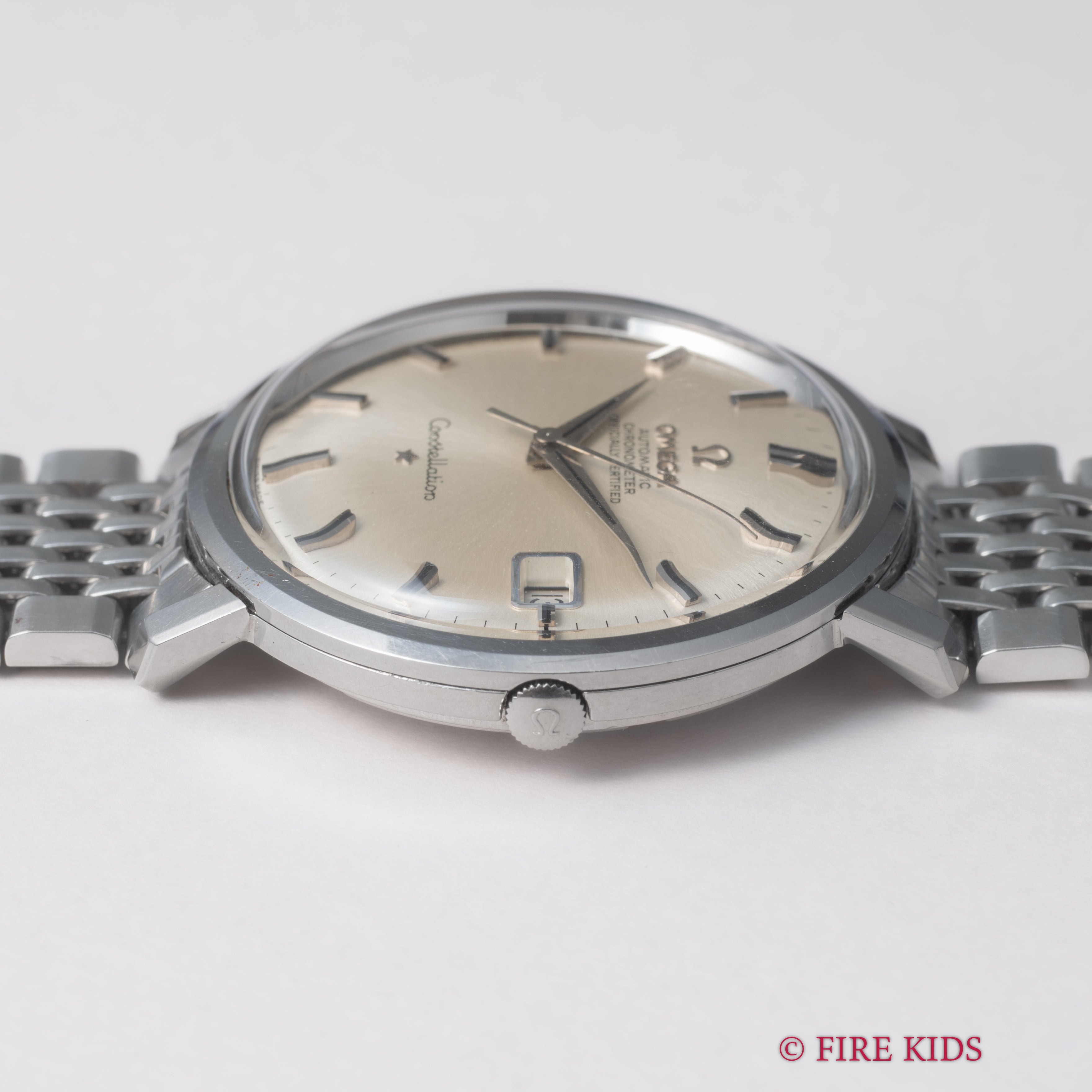 オメガ コンステレーション ラウンドケース 1966年製 Ref.168.004 純正ブレス付き