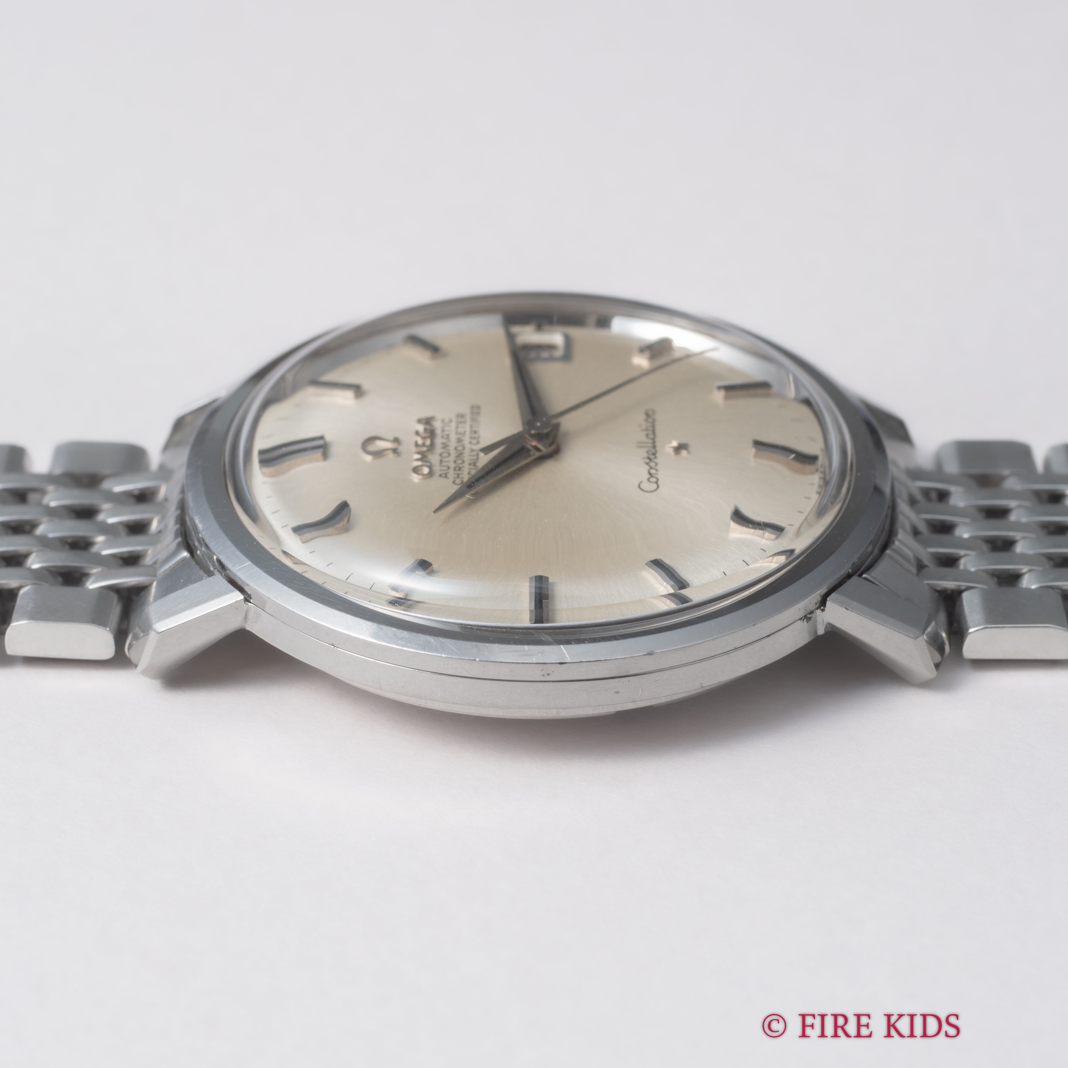 オメガ コンステレーション ラウンドケース 1966年製 Ref.168.004 純正ブレス付き