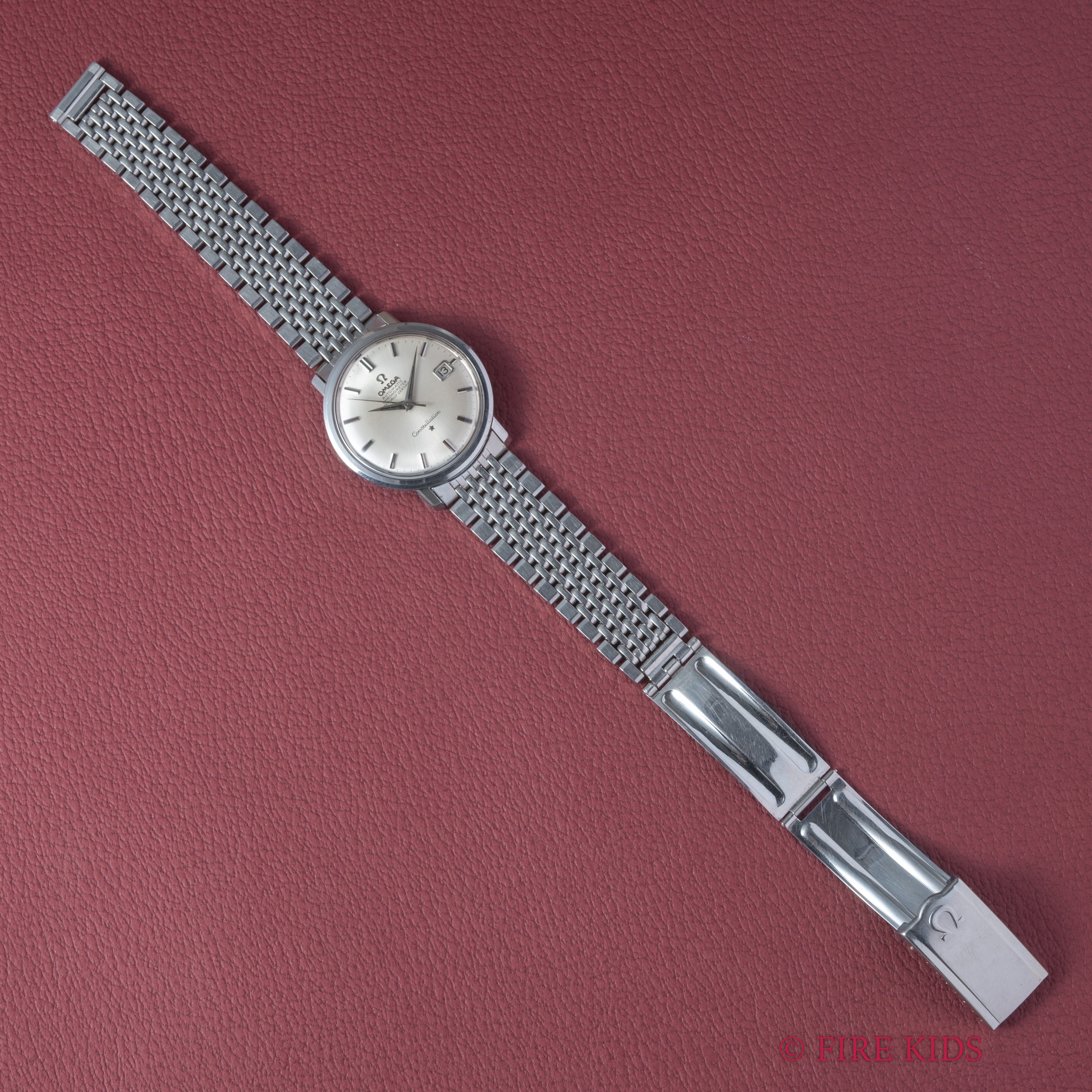 オメガ コンステレーション ラウンドケース 1966年製 Ref.168.004 純正ブレス付き