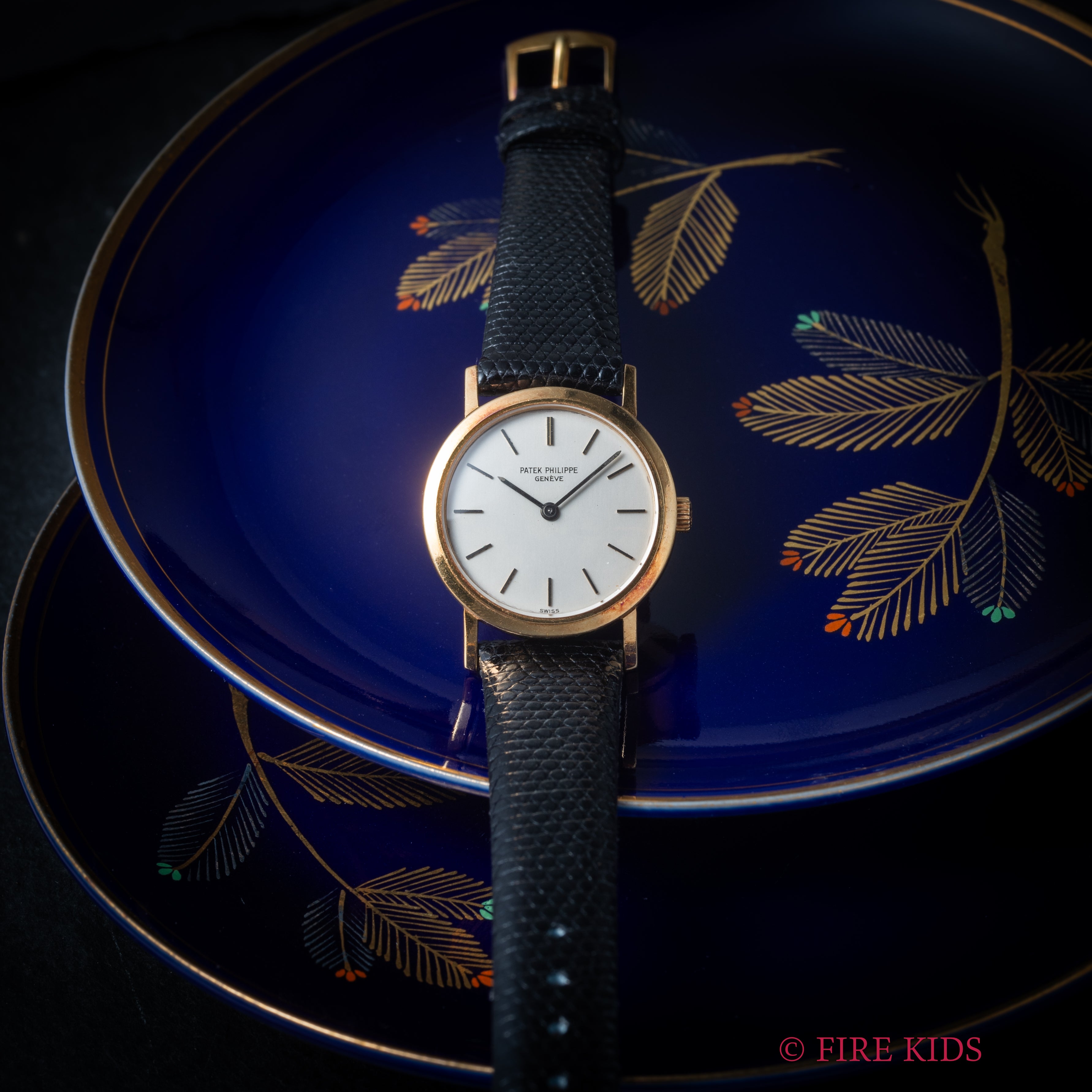 パテック・フィリップ カラトラバ レディース 1970年代製 18金無垢 Ref.4184 Cal.16-250 純正18KYG尾錠