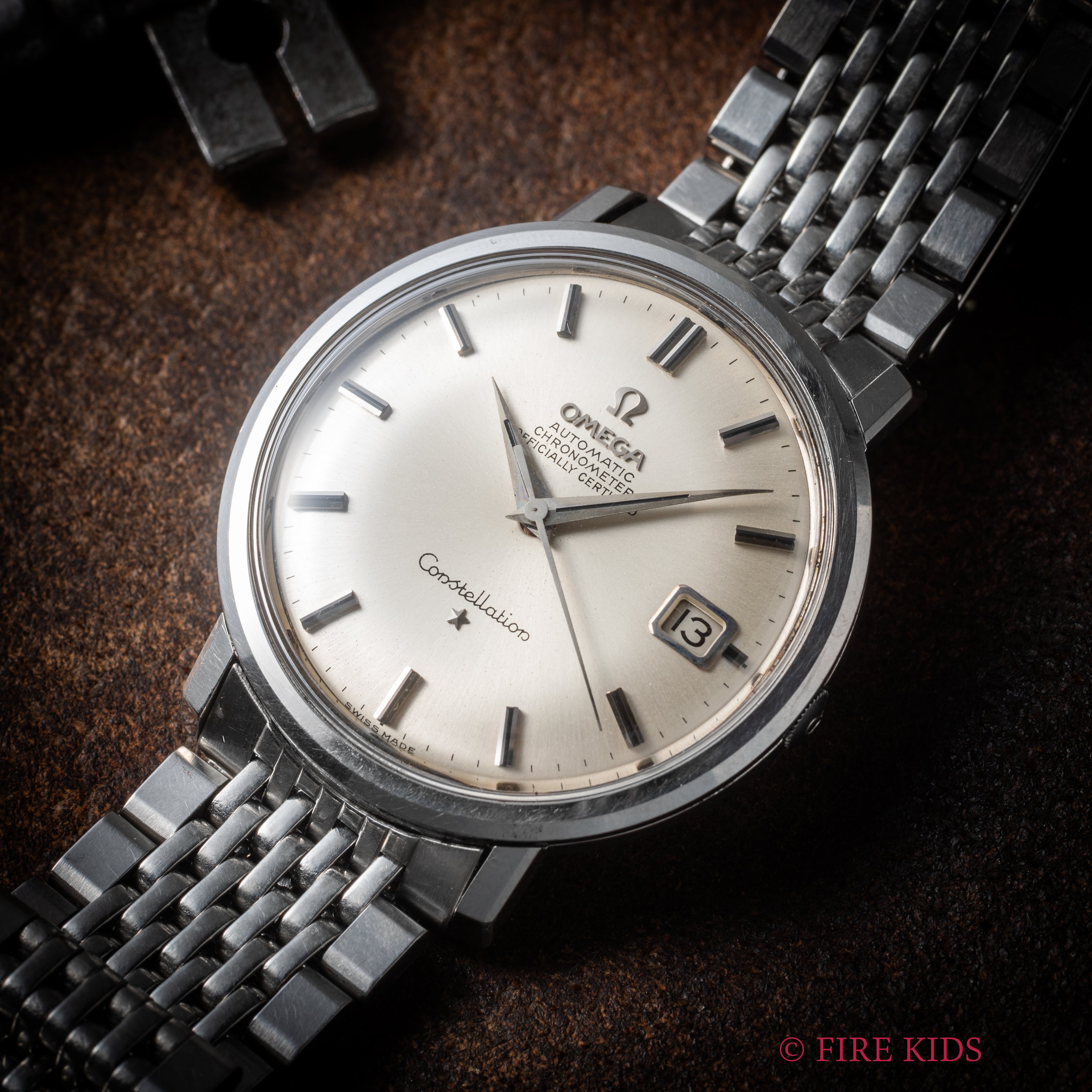 オメガ コンステレーション ラウンドケース 1966年製 Ref.168.004 純正ブレス付き