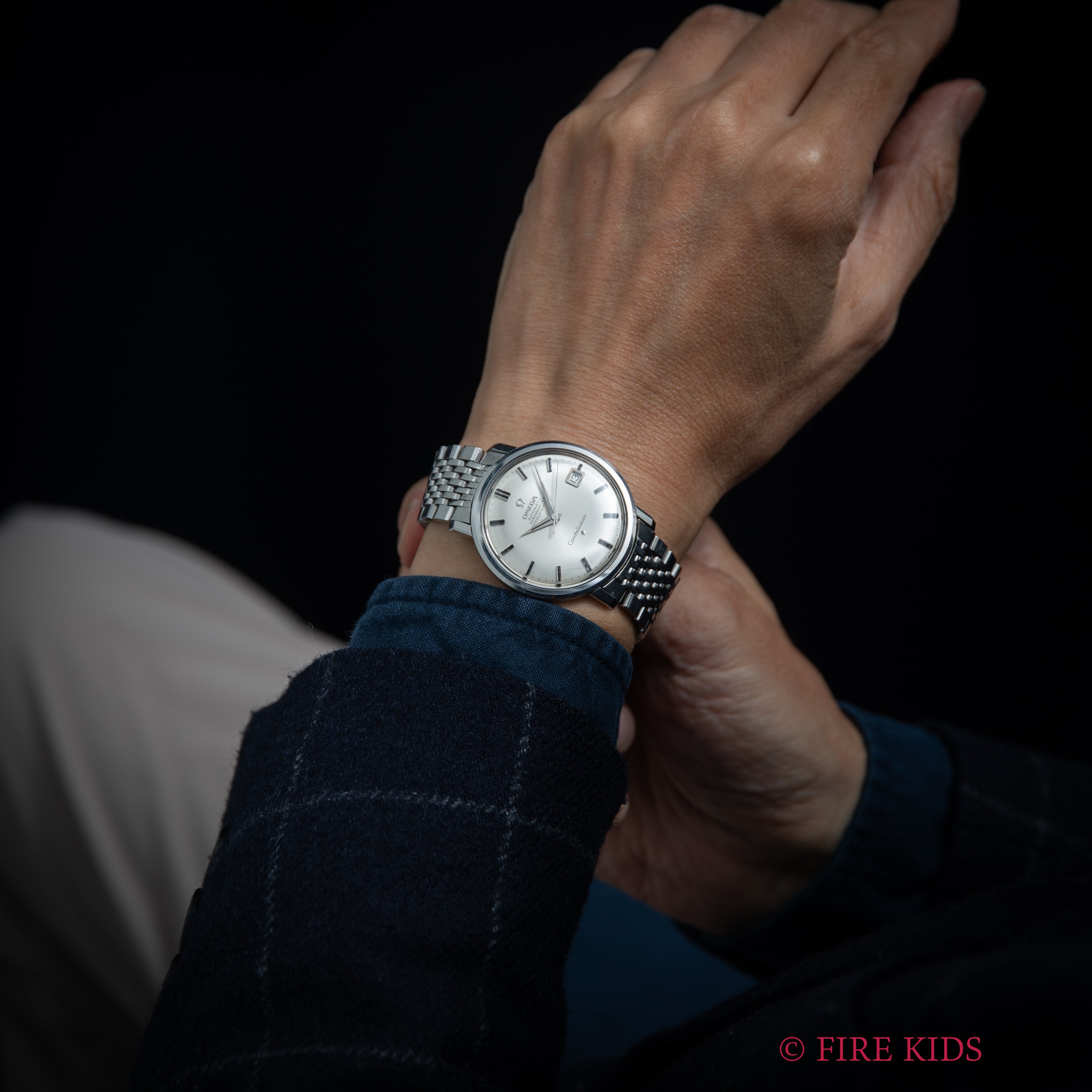 オメガ コンステレーション ラウンドケース 1966年製 Ref.168.004 純正ブレス付き