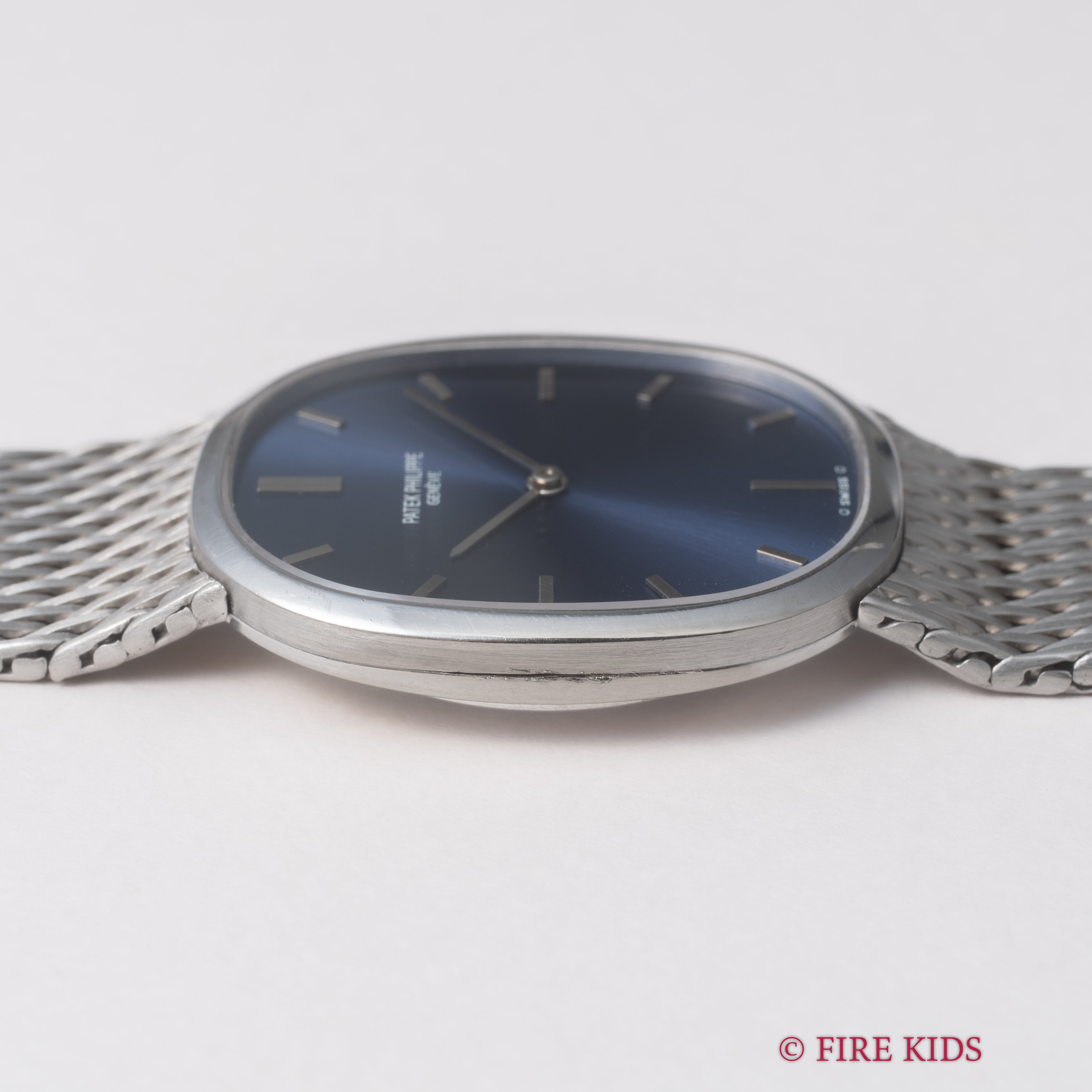 パテック・フィリップ ゴールデンエリプス 18金無垢ホワイトゴールド ブレス 1970年代製 Ref.3848/8手巻き