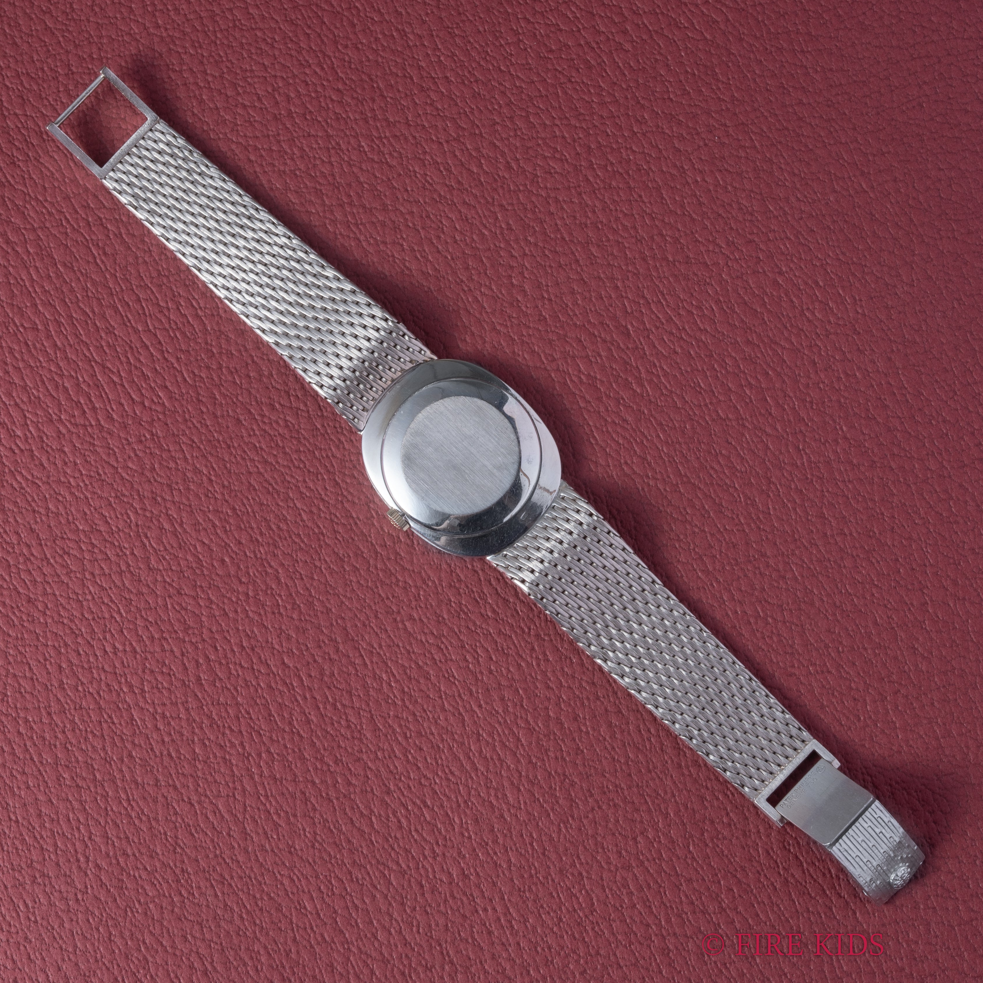 パテック・フィリップ ゴールデンエリプス 18金無垢ホワイトゴールド ブレス 1970年代製 Ref.3848/8手巻き