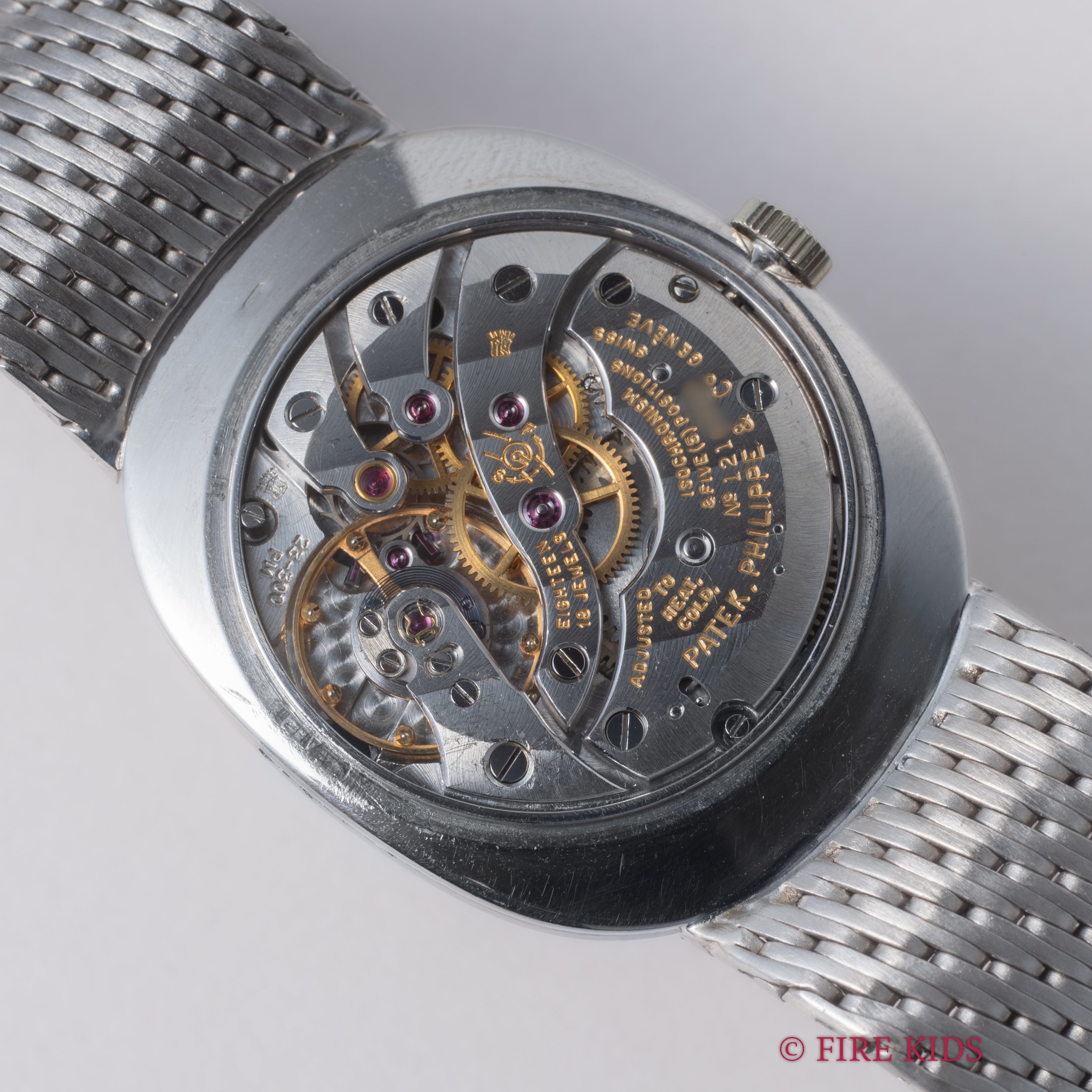 パテック・フィリップ ゴールデンエリプス 18金無垢ホワイトゴールド ブレス 1970年代製 Ref.3848/8手巻き