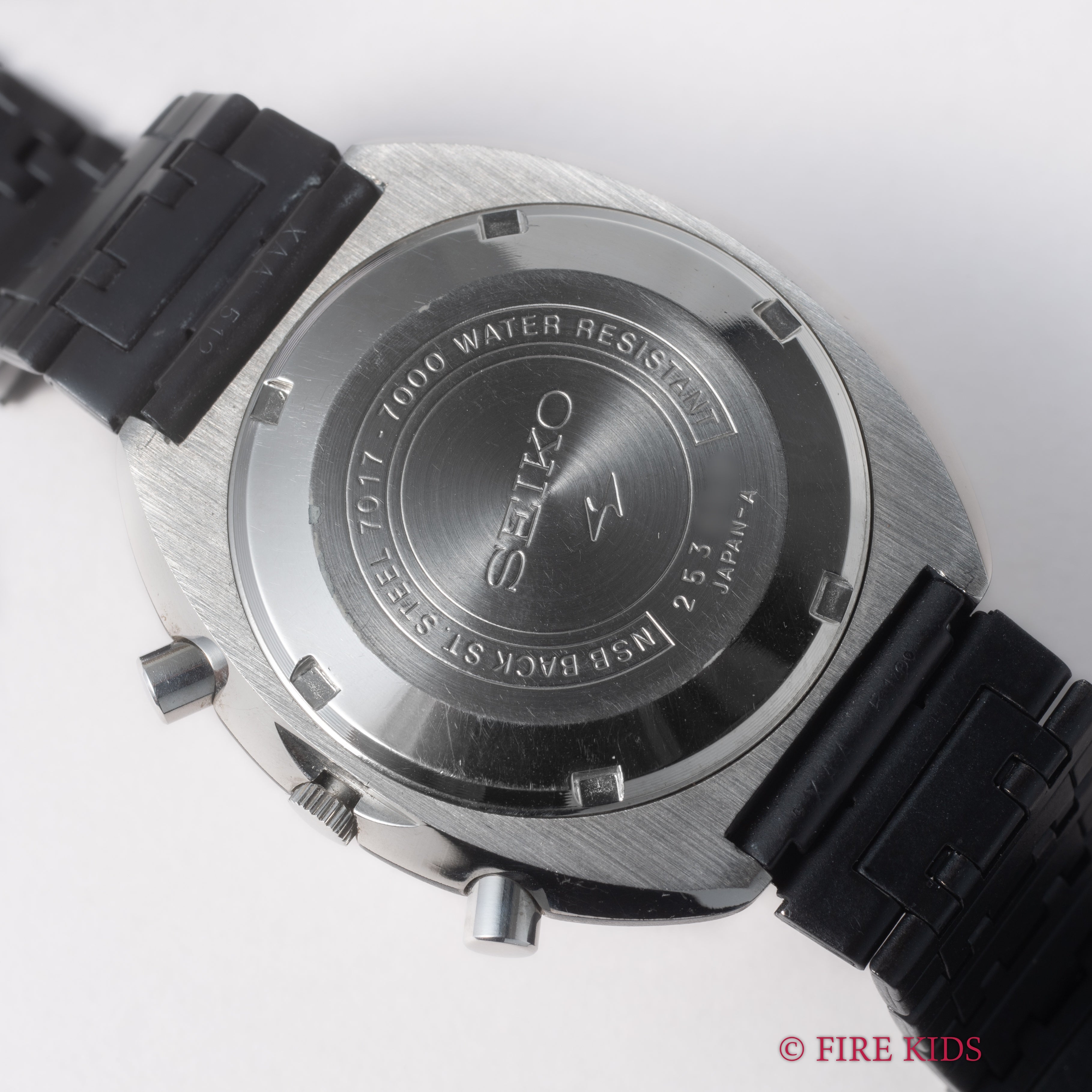 セイコー 5スポーツ スピードタイマー 1972年製 NSBケース 自動巻クロノグラフ Ref.7017-7000 純正ブレス 美品