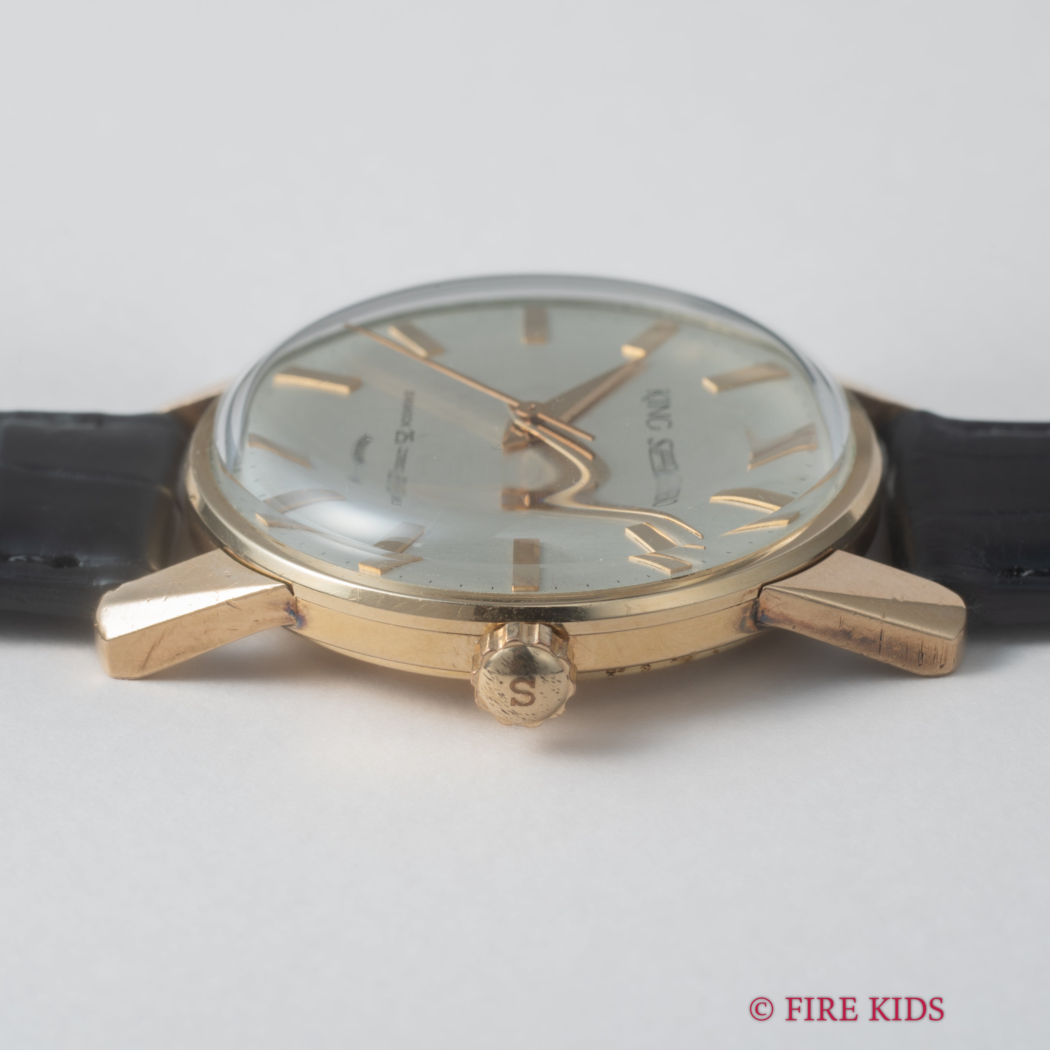 キングセイコー ファーストモデル 1963年製 SDダイヤル Ref.15034 KS 盾メダリオン 14金張り