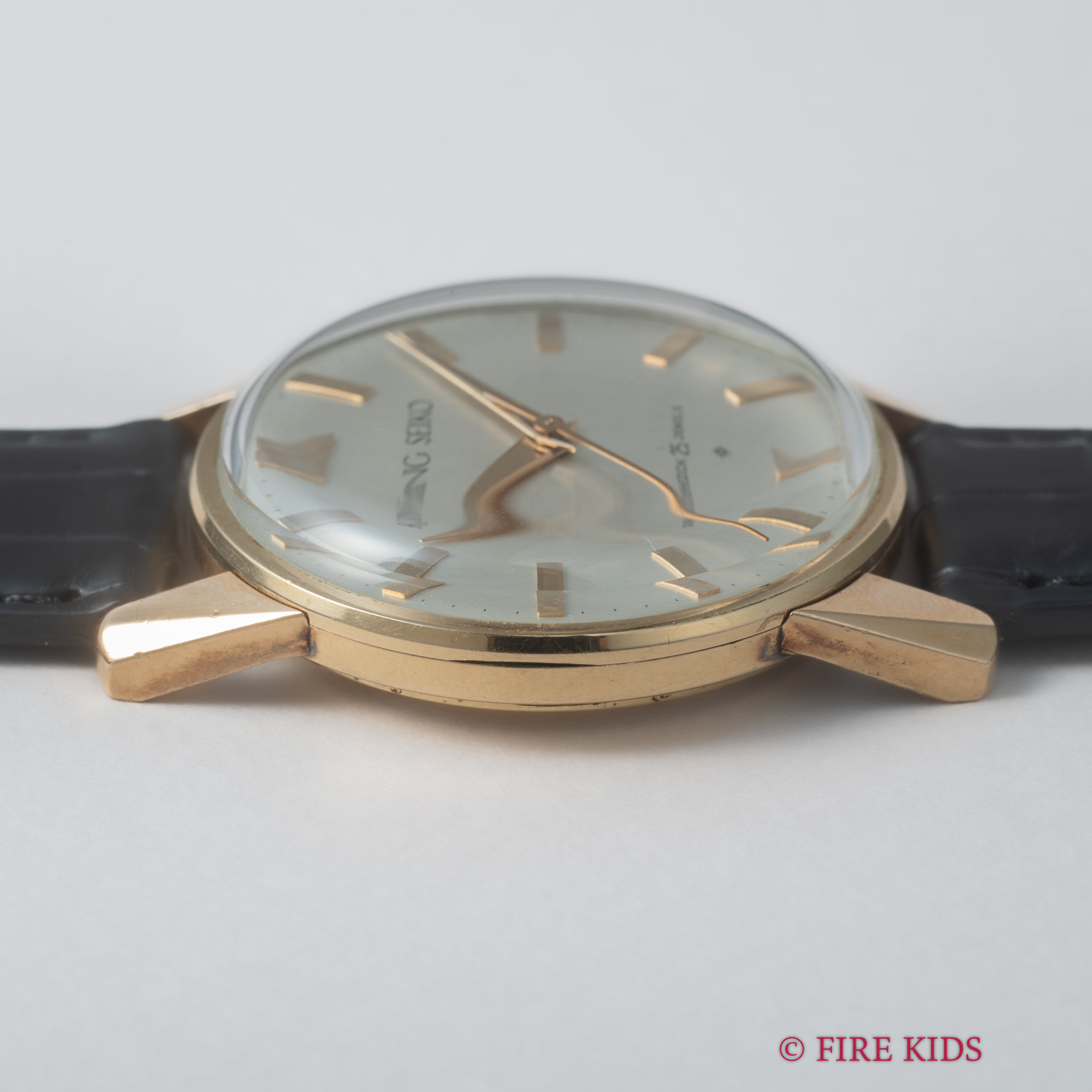 キングセイコー ファーストモデル 1963年製 SDダイヤル Ref.15034 KS 盾メダリオン 14金張り