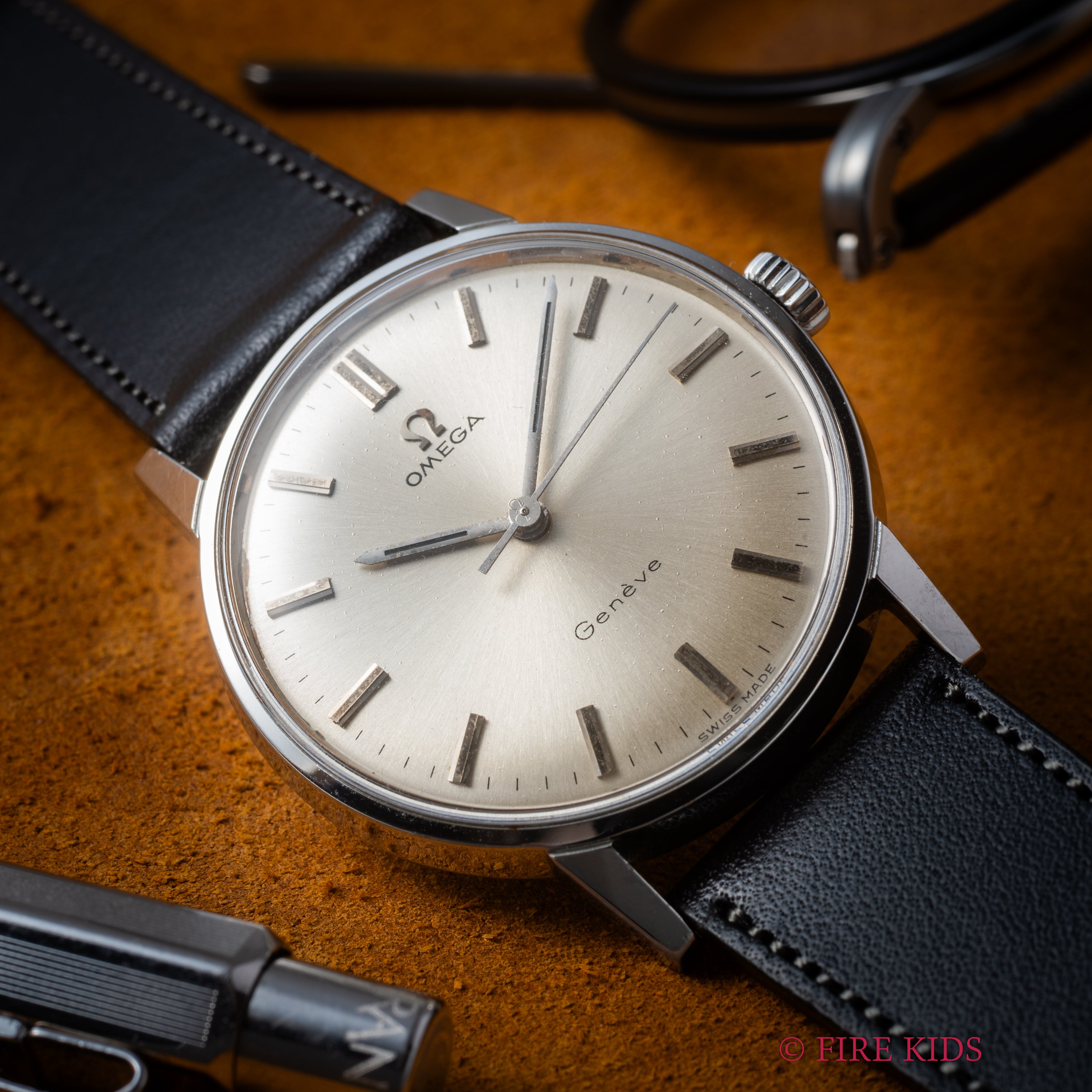 オメガ ジュネーブ ラウンドケース 1968年製 手巻き ノンデイト Ref.135.011