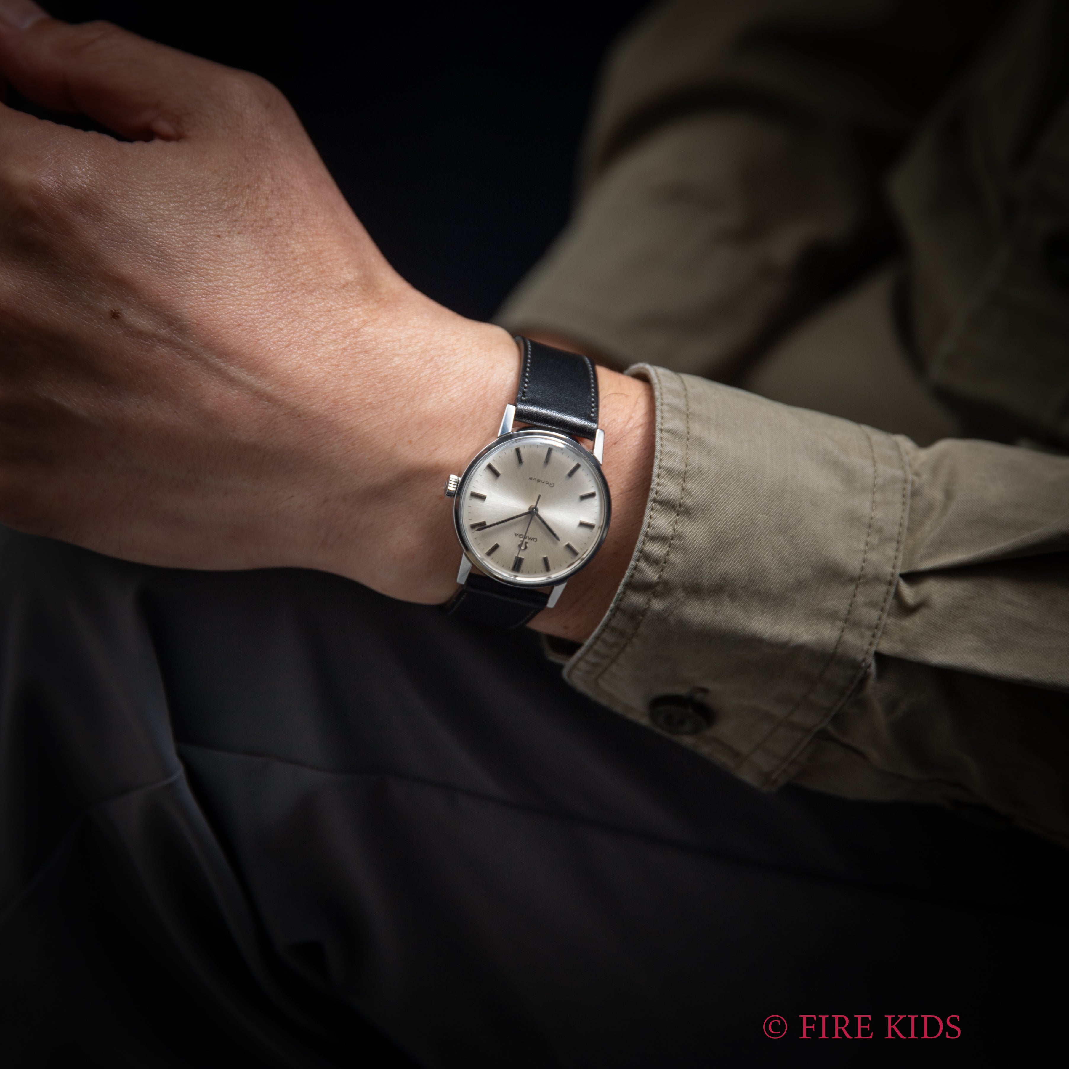 オメガ ジュネーブ ラウンドケース 1968年製 手巻き ノンデイト Ref.135.011