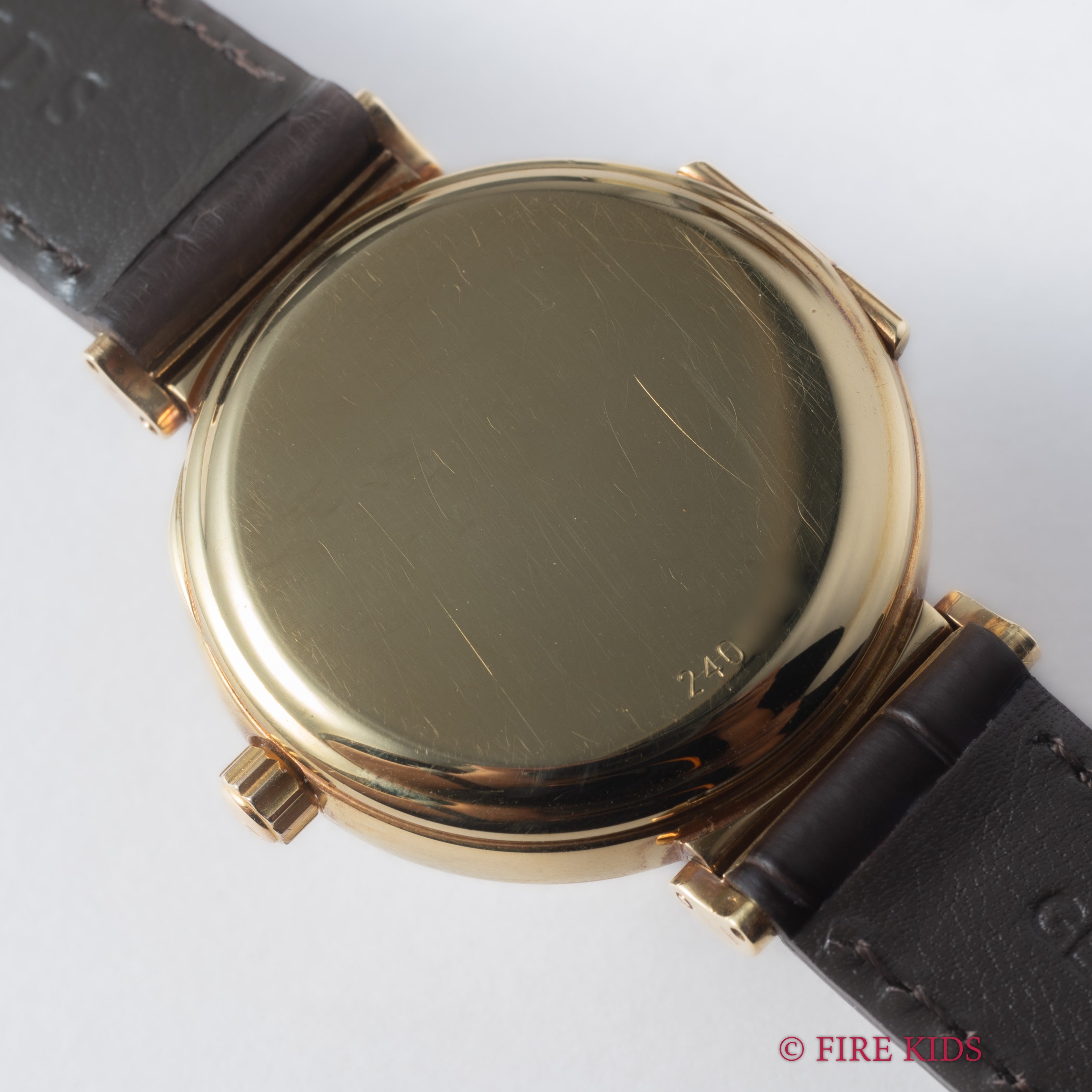 IWC 18金無垢 ダ・ヴィンチ 1988年製 ペラトン式自動巻 Cal.8541 バックハンターケース スケルトン