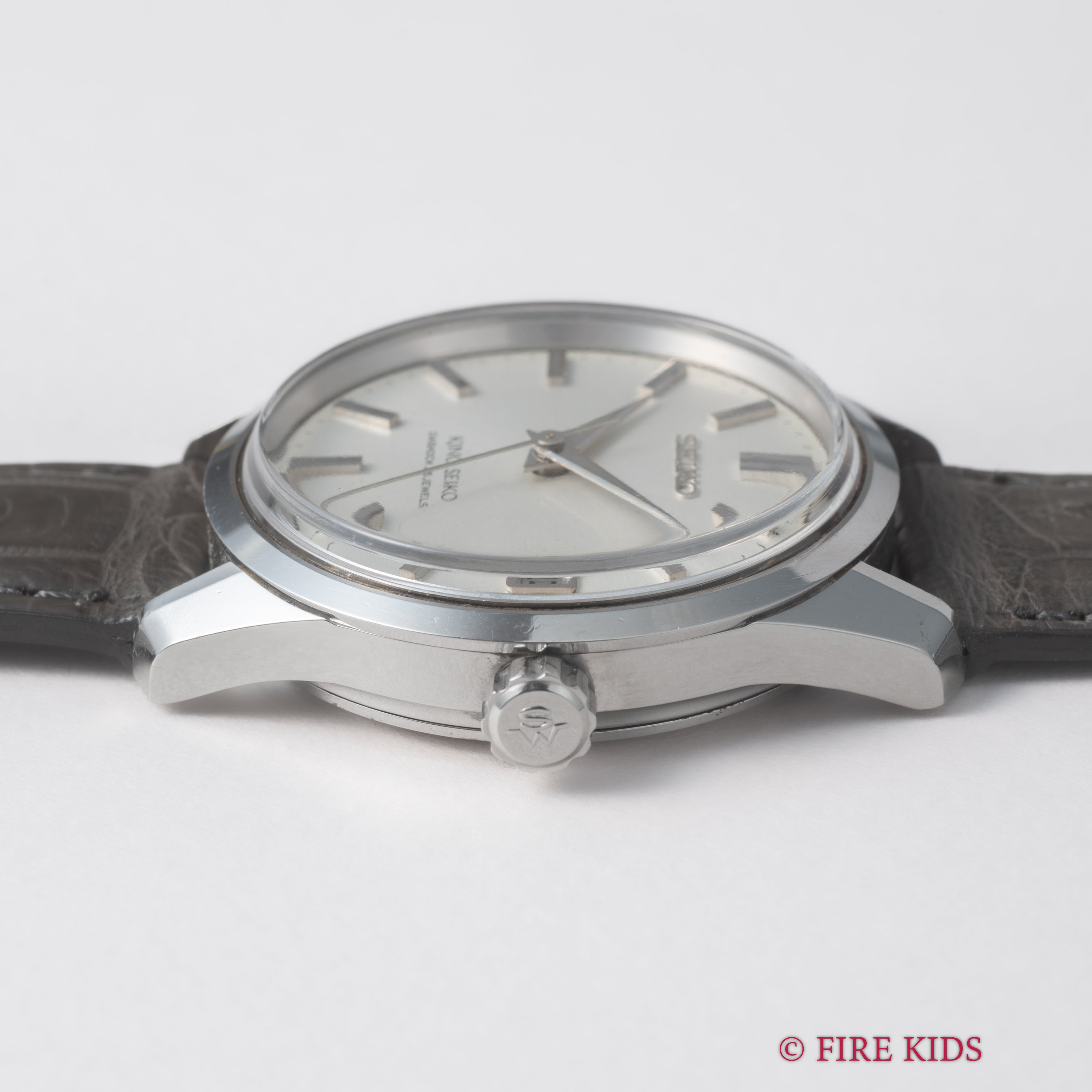 キングセイコー 1966年製 Ref.4402-8000 44KS 手巻 前期型盾メダリオン 箱、タグ、純正尾錠付