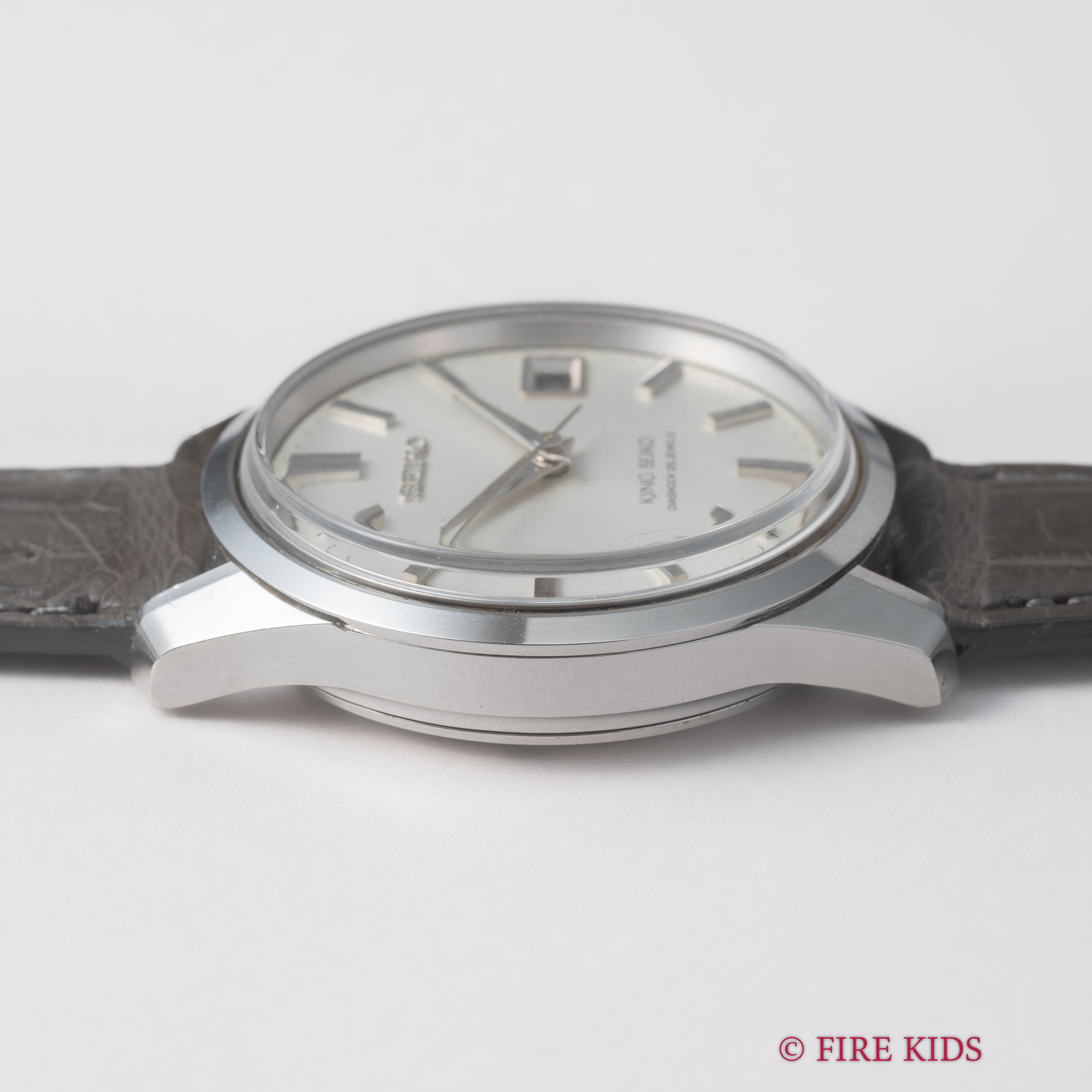 キングセイコー 1966年製 Ref.4402-8000 44KS 手巻 前期型盾メダリオン 箱、タグ、純正尾錠付