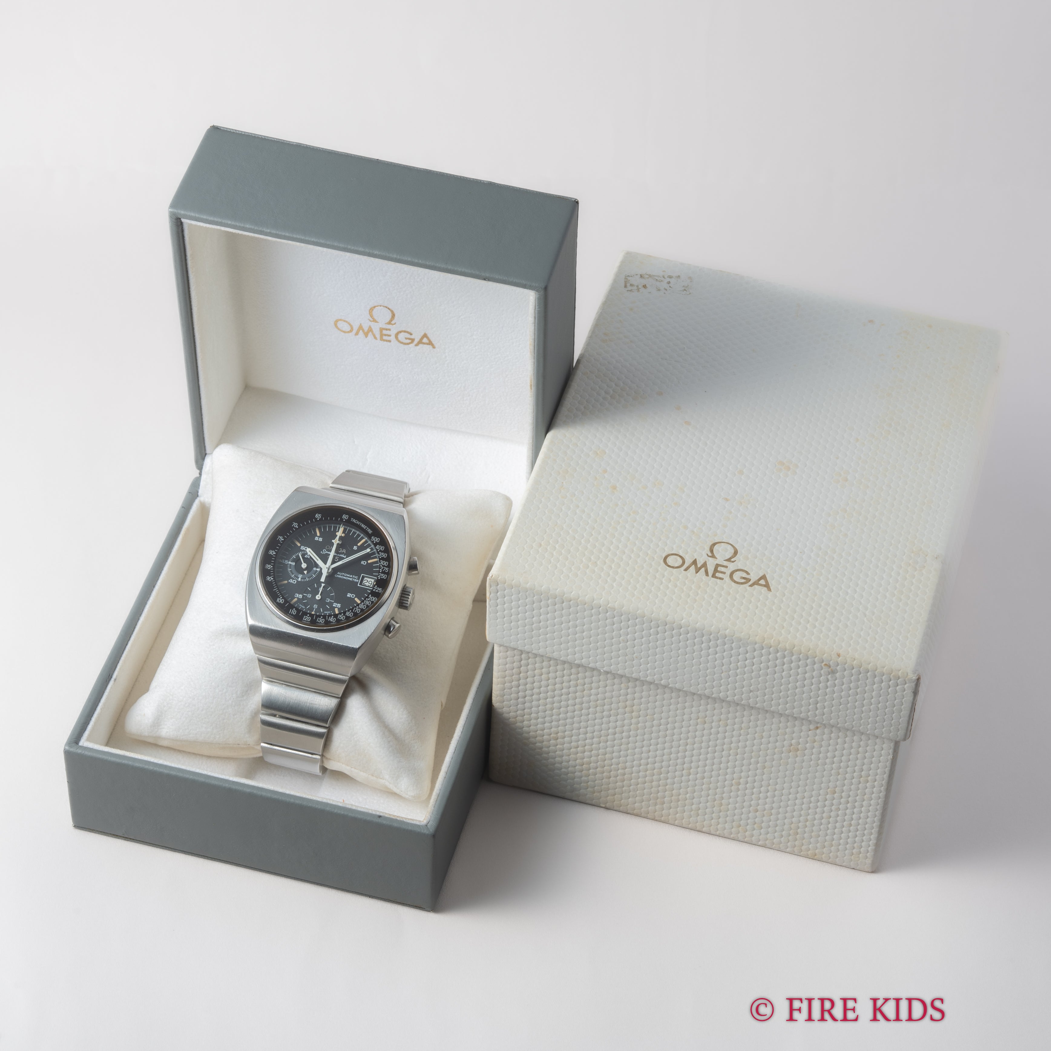 オメガ スピードマスター125 1972年製 オメガ125周年記念モデル 自動巻クロノメーター 箱付き