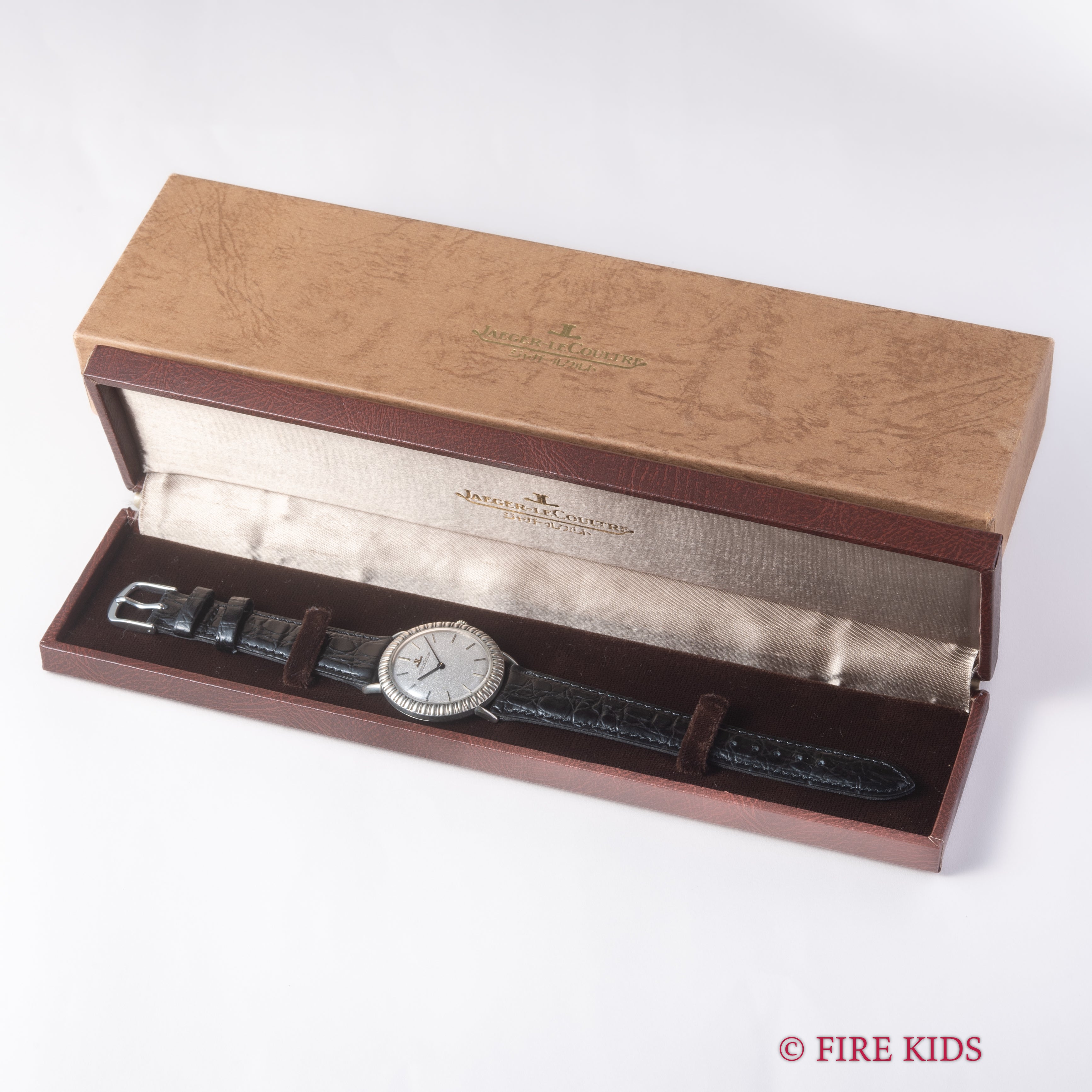 ジャガー・ルクルト ボーグ 銀無垢ケース ドレスウォッチ 1970年代製 手巻 Cal.818/2 箱付き