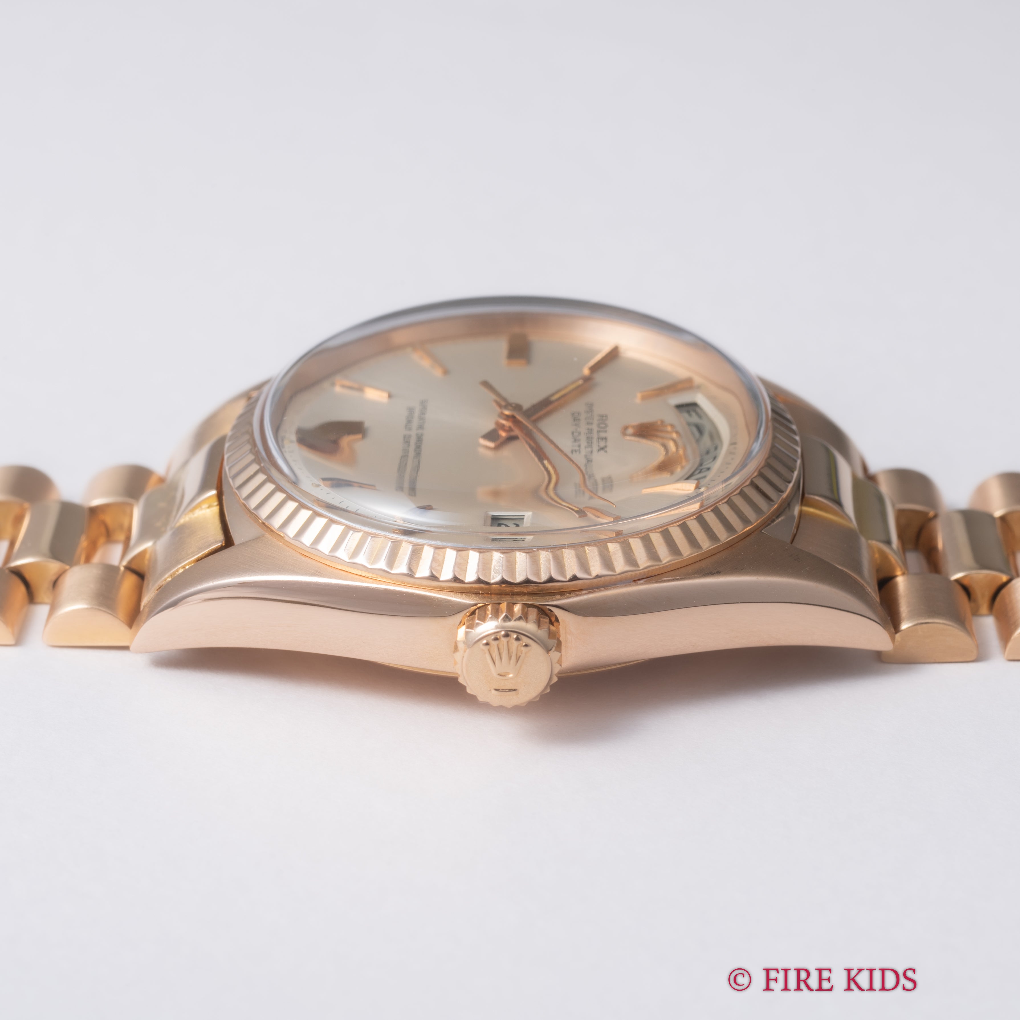 ロレックス 18金無垢ピンクゴールド デイデイト Ref.1803 1967年製 純正18KPGブレス