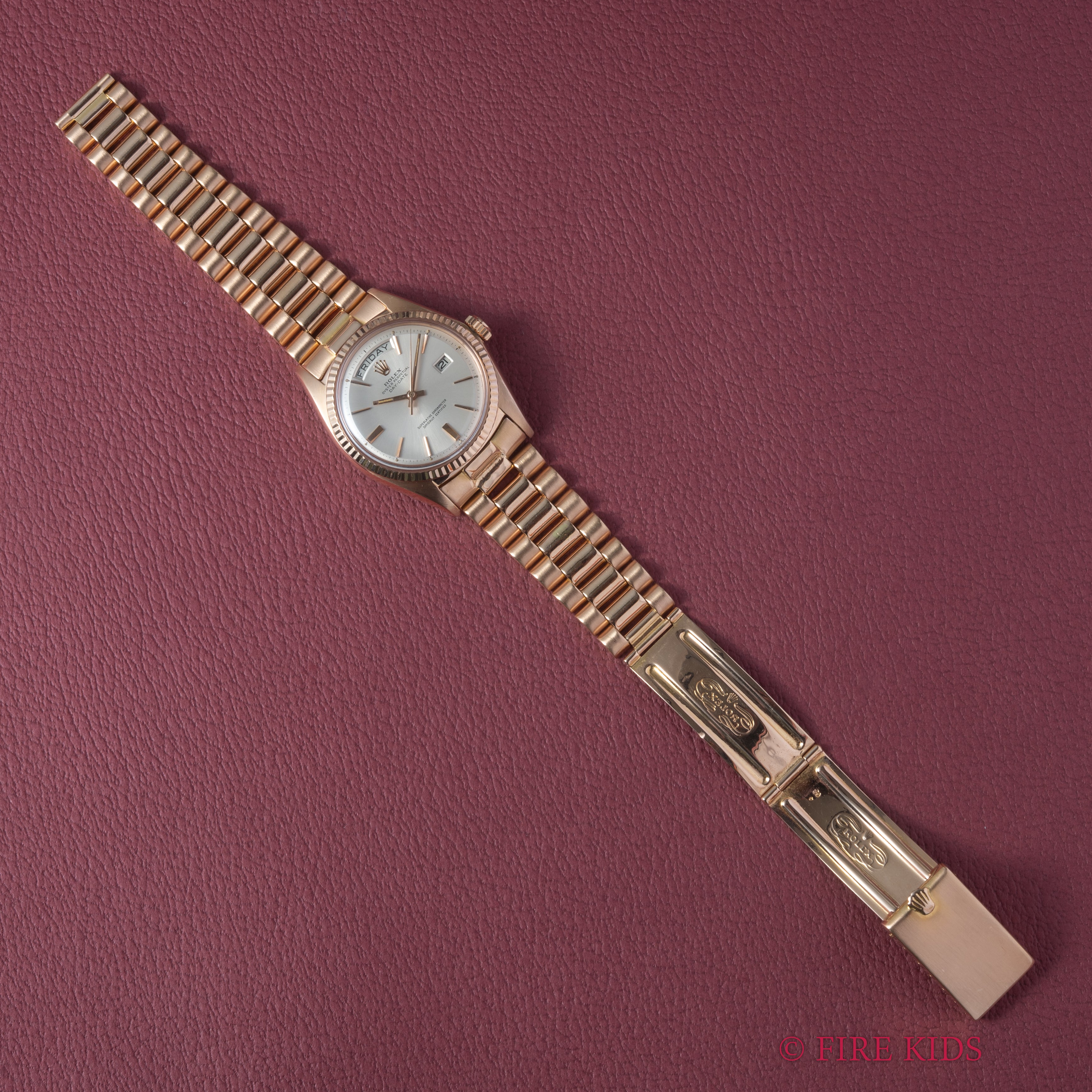 ロレックス 18金無垢ピンクゴールド デイデイト Ref.1803 1967年製 純正18KPGブレス