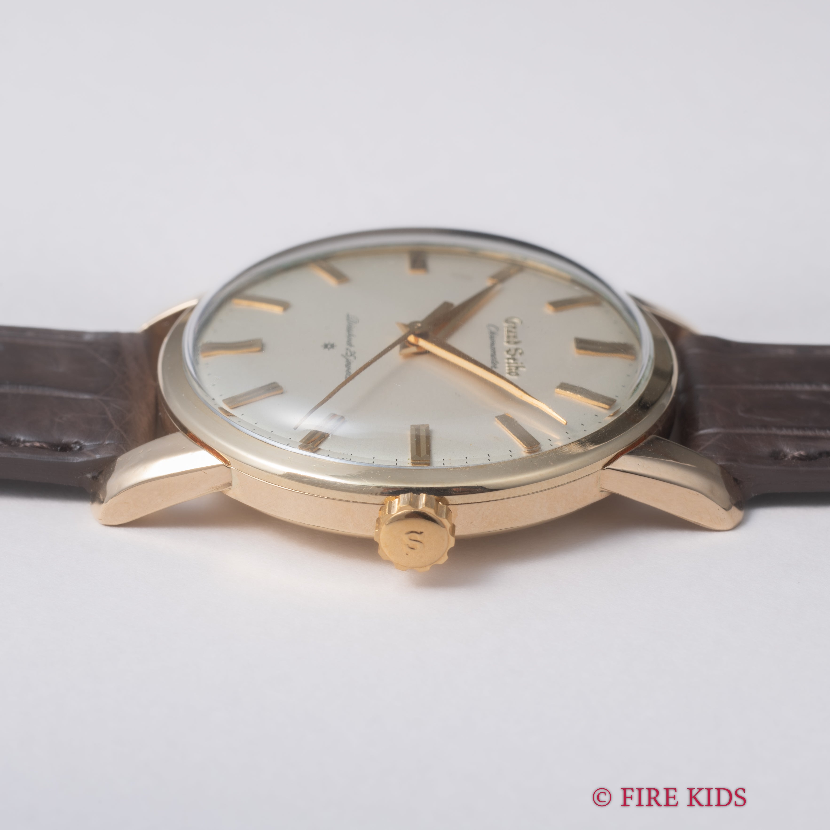 グランドセイコー ファーストモデル 歩度証明書 箱 尾錠 タグ付 1963年製 アップライト文字盤 Ref.J14070GS