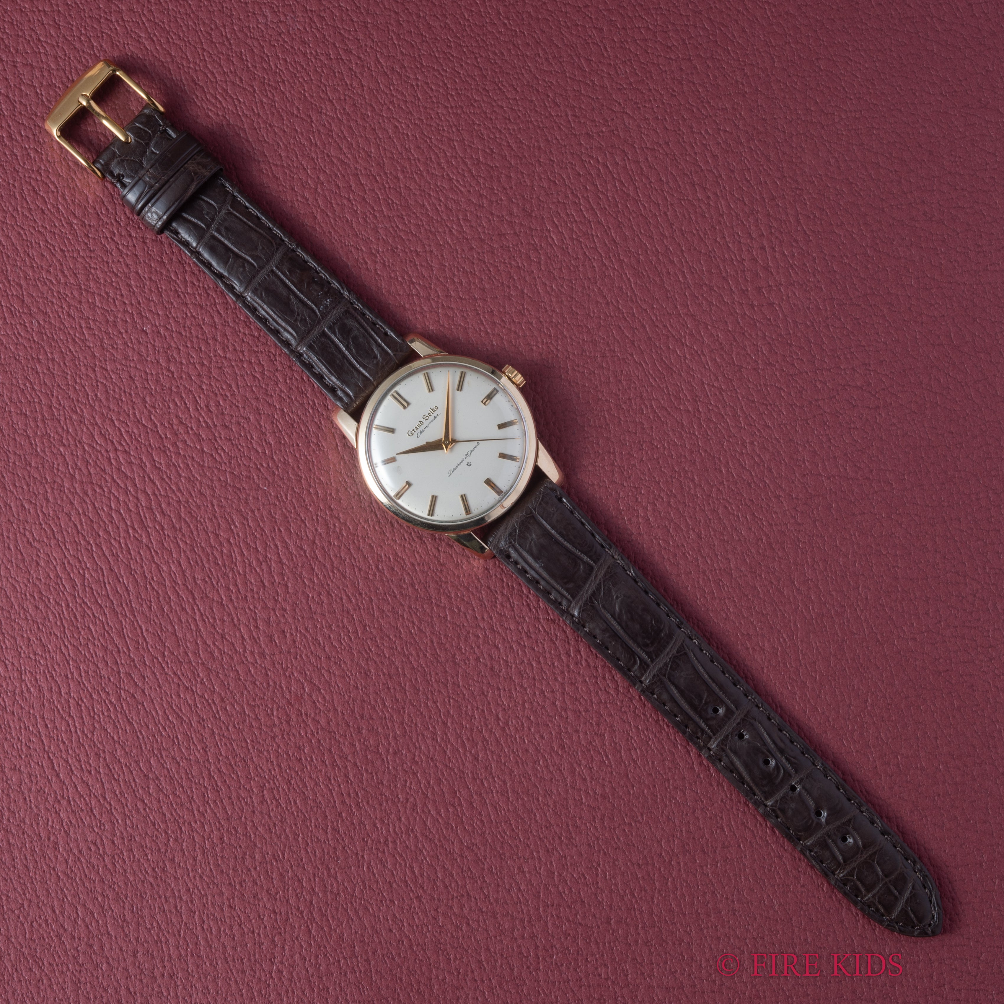 グランドセイコー ファーストモデル 歩度証明書 箱 尾錠 タグ付 1963年製 アップライト文字盤 Ref.J14070GS