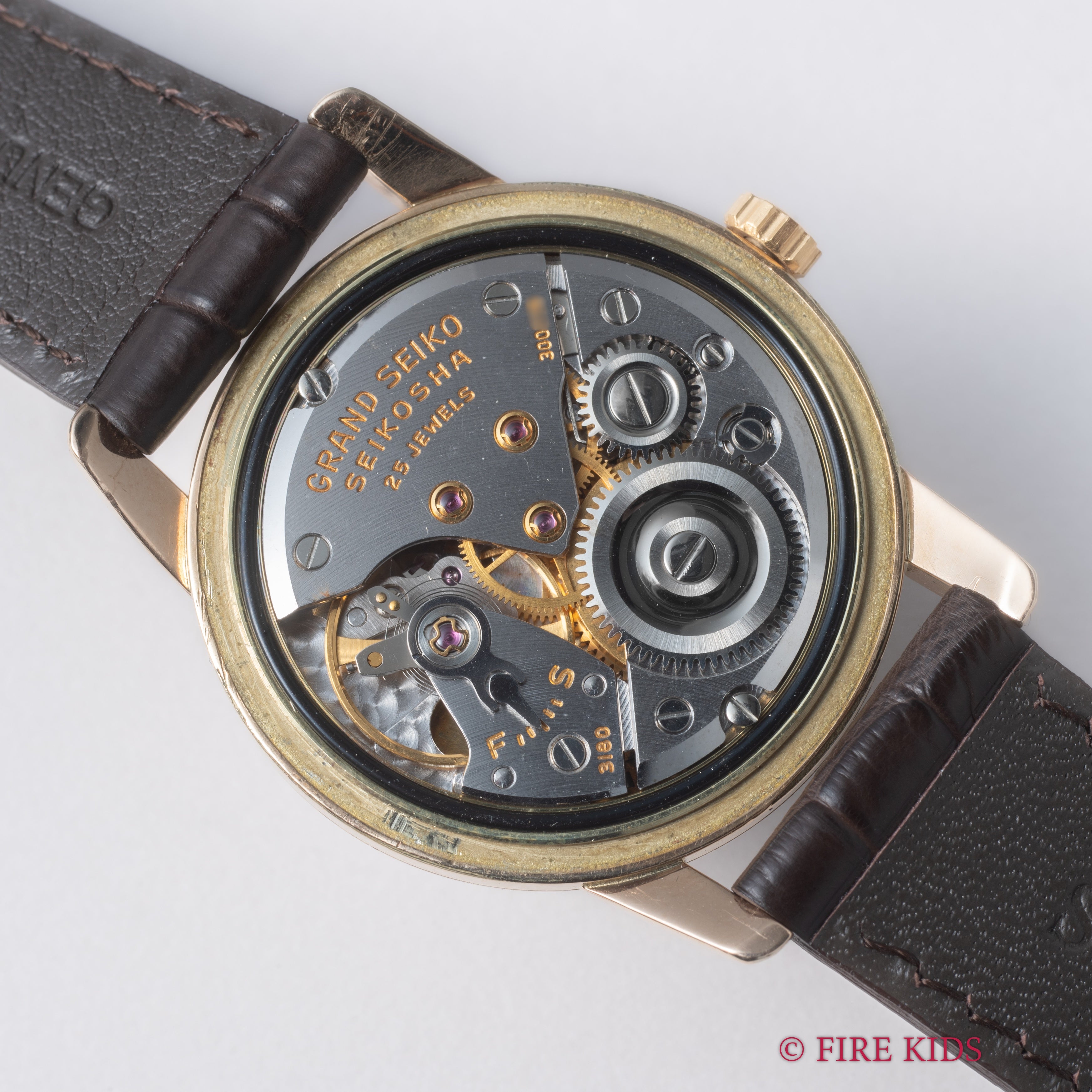 グランドセイコー ファーストモデル 歩度証明書 箱 尾錠 タグ付 1963年製 アップライト文字盤 Ref.J14070GS